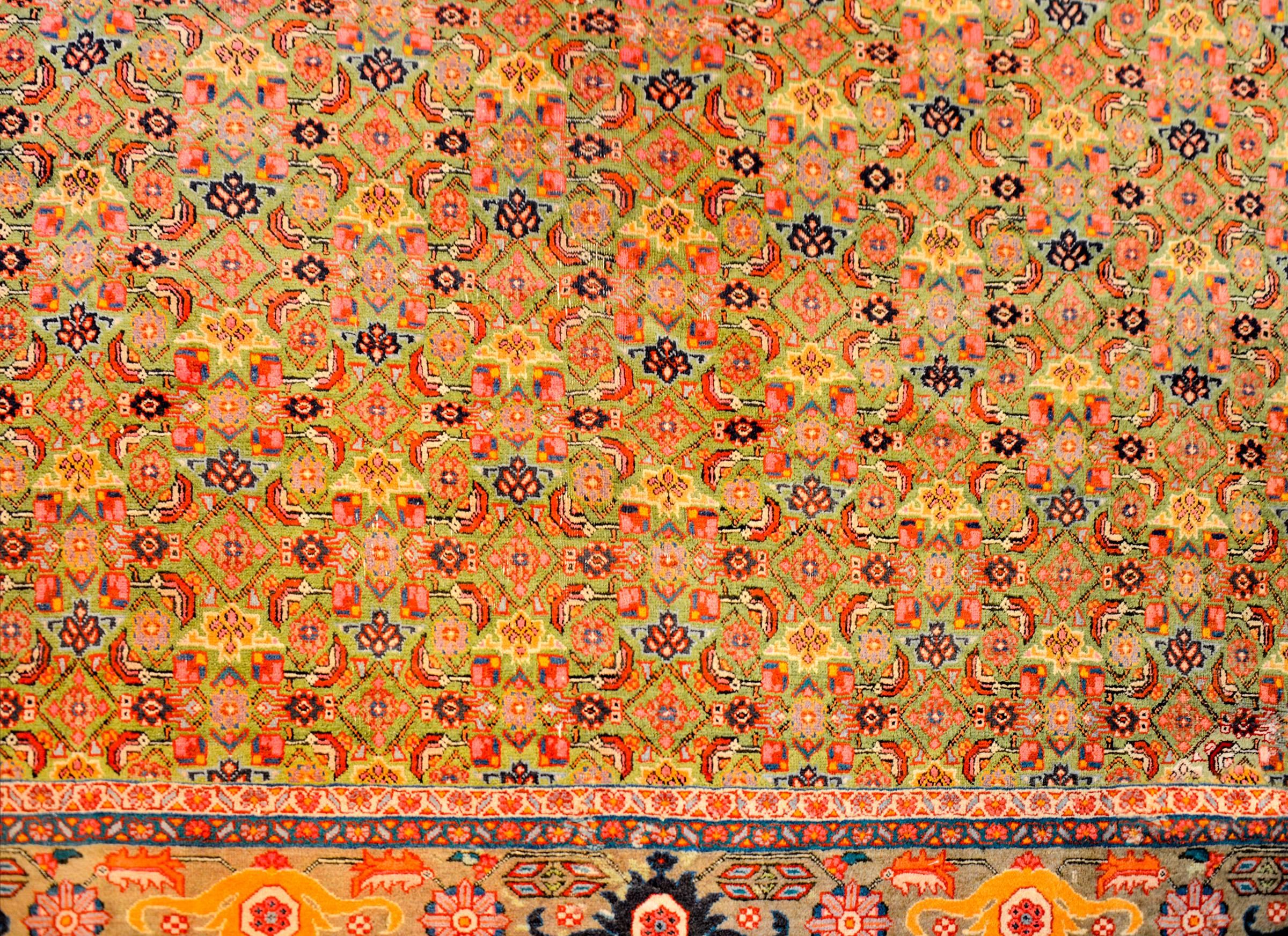 Persian Outstanding Early 20th Century Bidjar Rug
