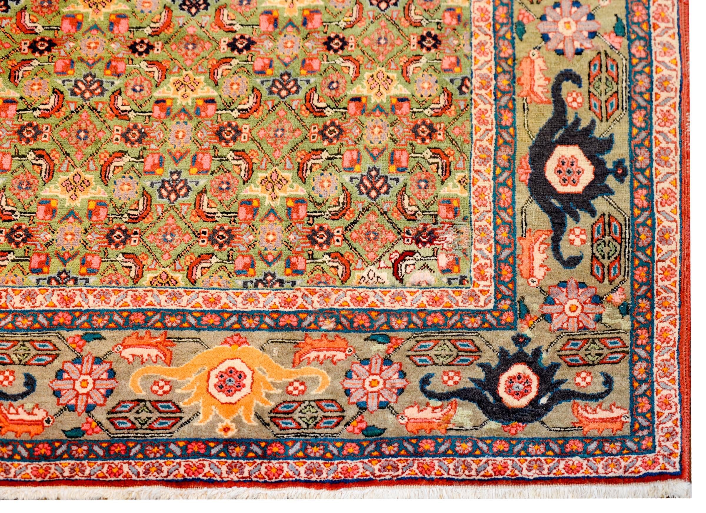Outstanding Early 20th Century Bidjar Rug In Good Condition In Chicago, IL