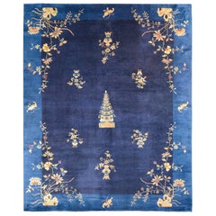 Excepcional alfombra Art Déco china de principios del siglo XX
