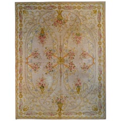 Remarquable tapis de Savonnerie français du début du XXe siècle