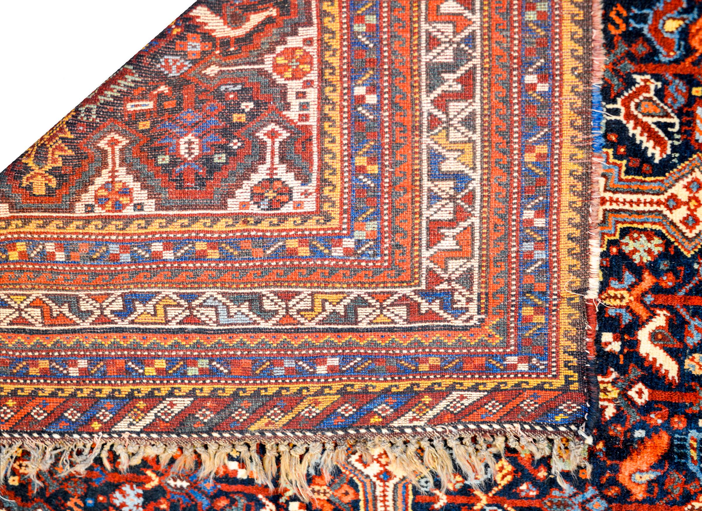 Outstanding Early 20th Century Kamseh Rug For Sale 3