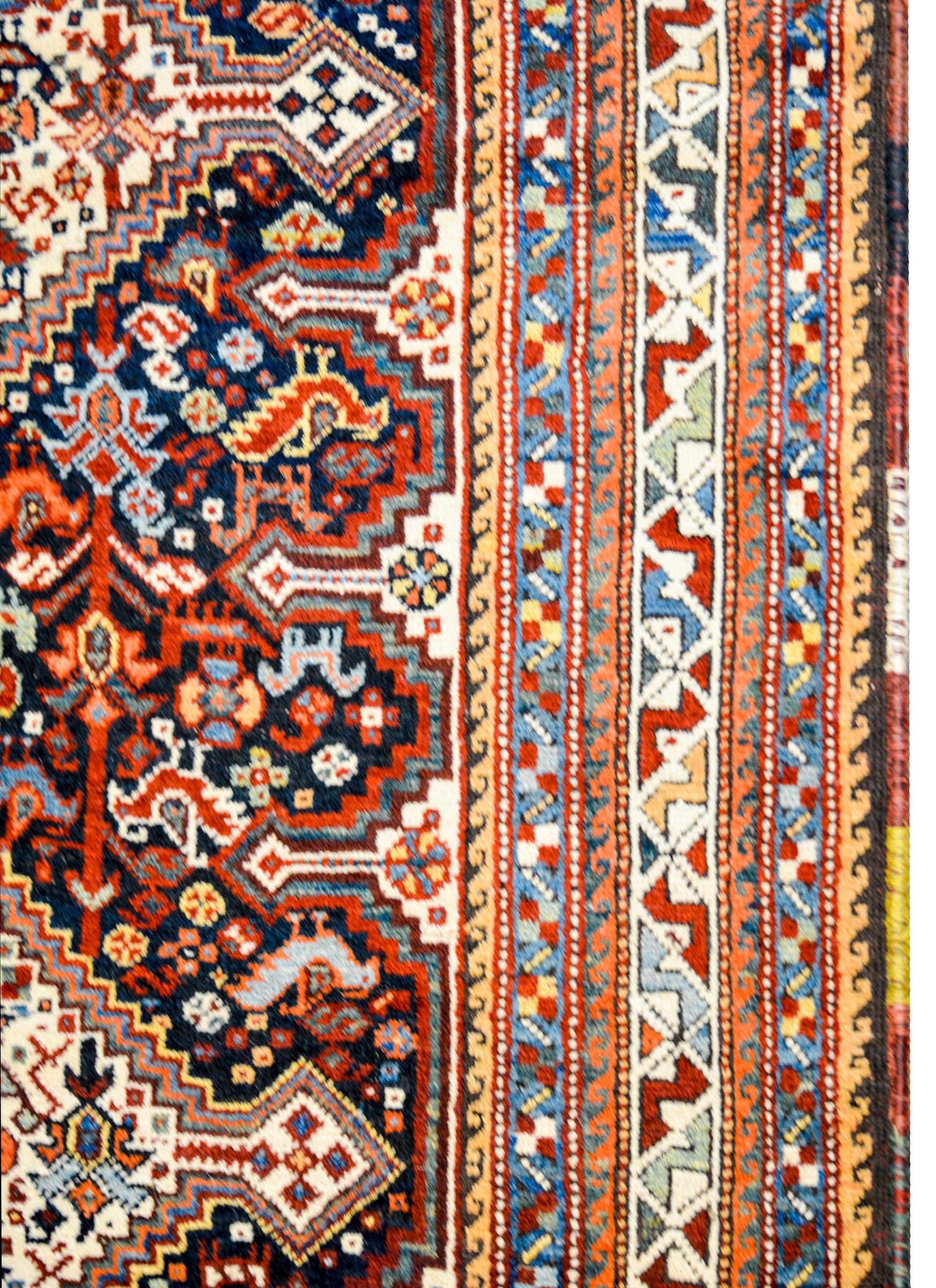 Outstanding Early 20th Century Kamseh Rug For Sale 2