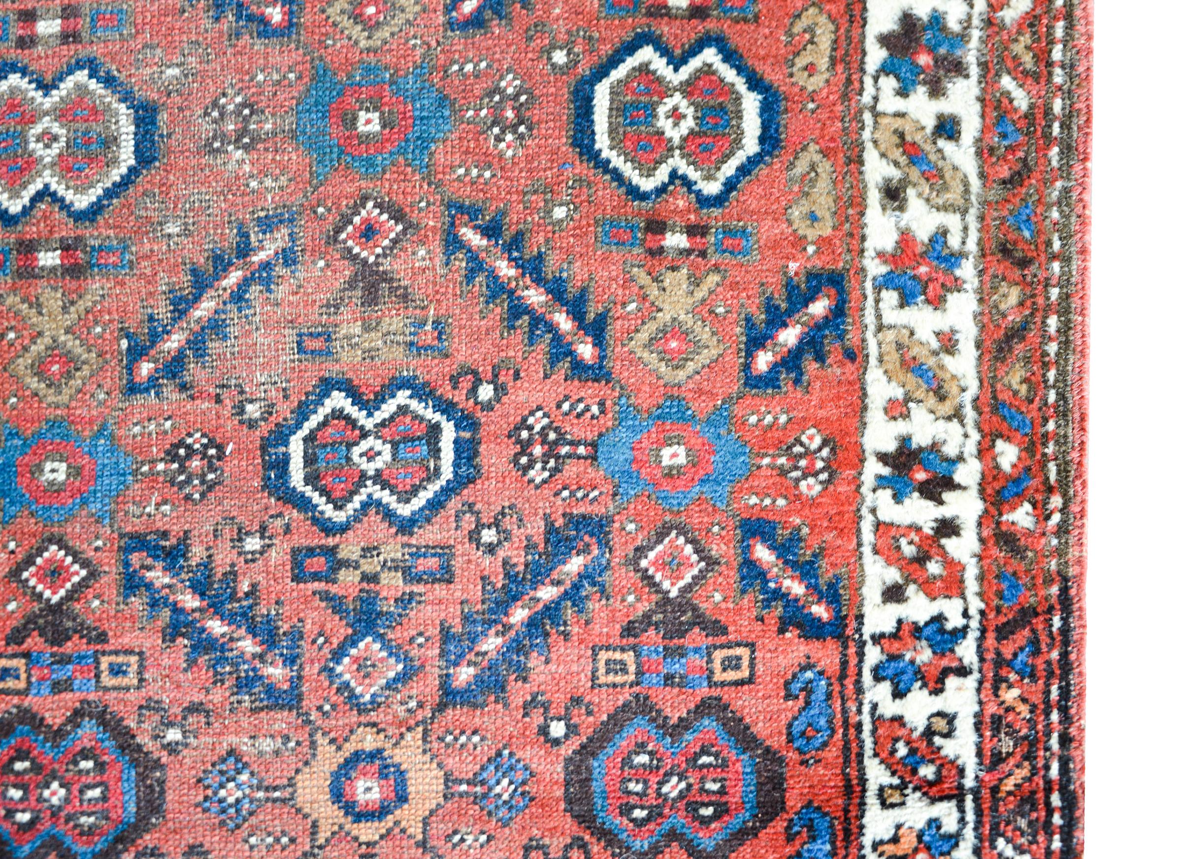 Hand-Knotted Outstanding Early 20th Century Karabagh Rug For Sale