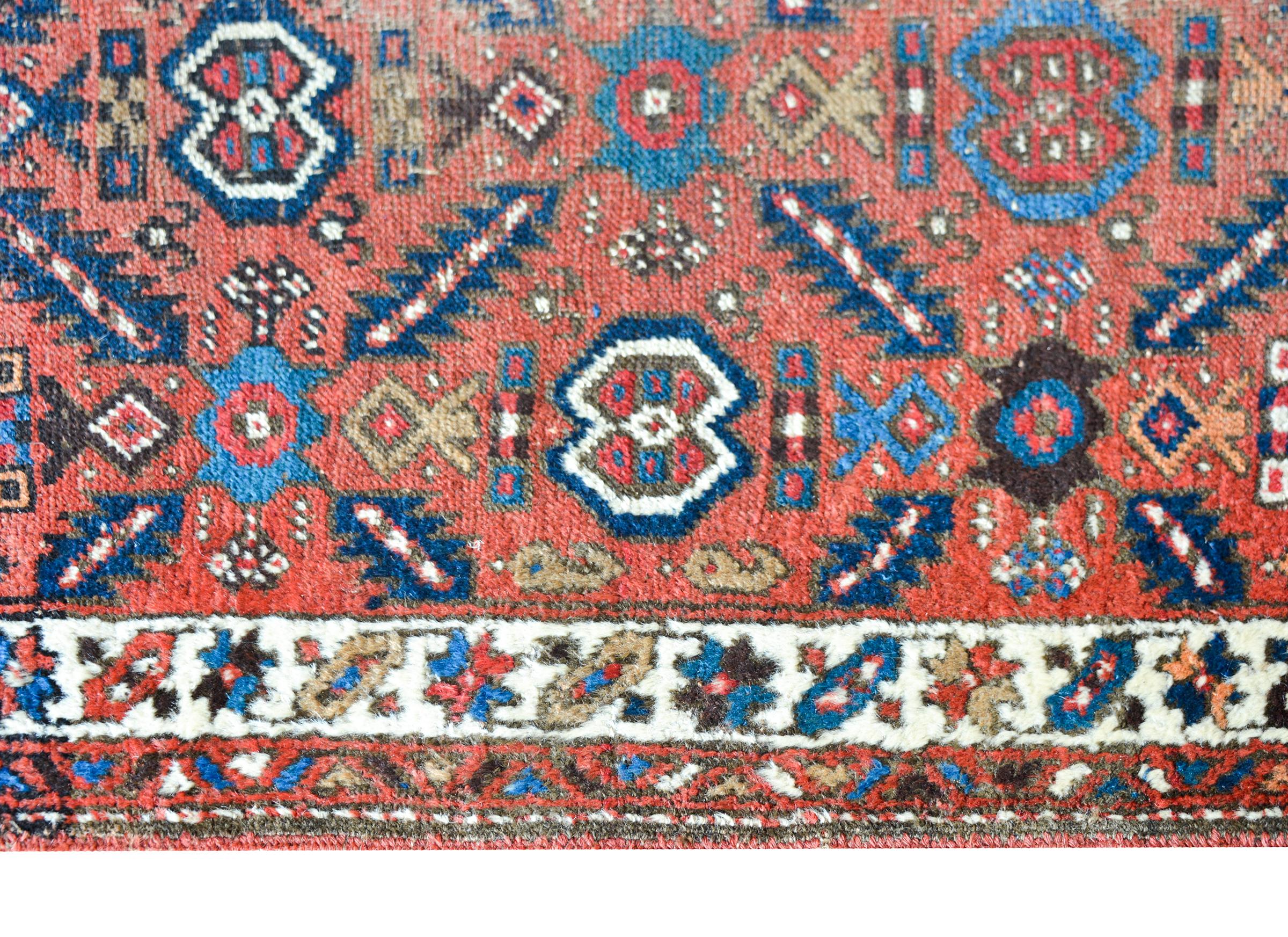 Outstanding Early 20th Century Karabagh Rug In Good Condition For Sale In Chicago, IL
