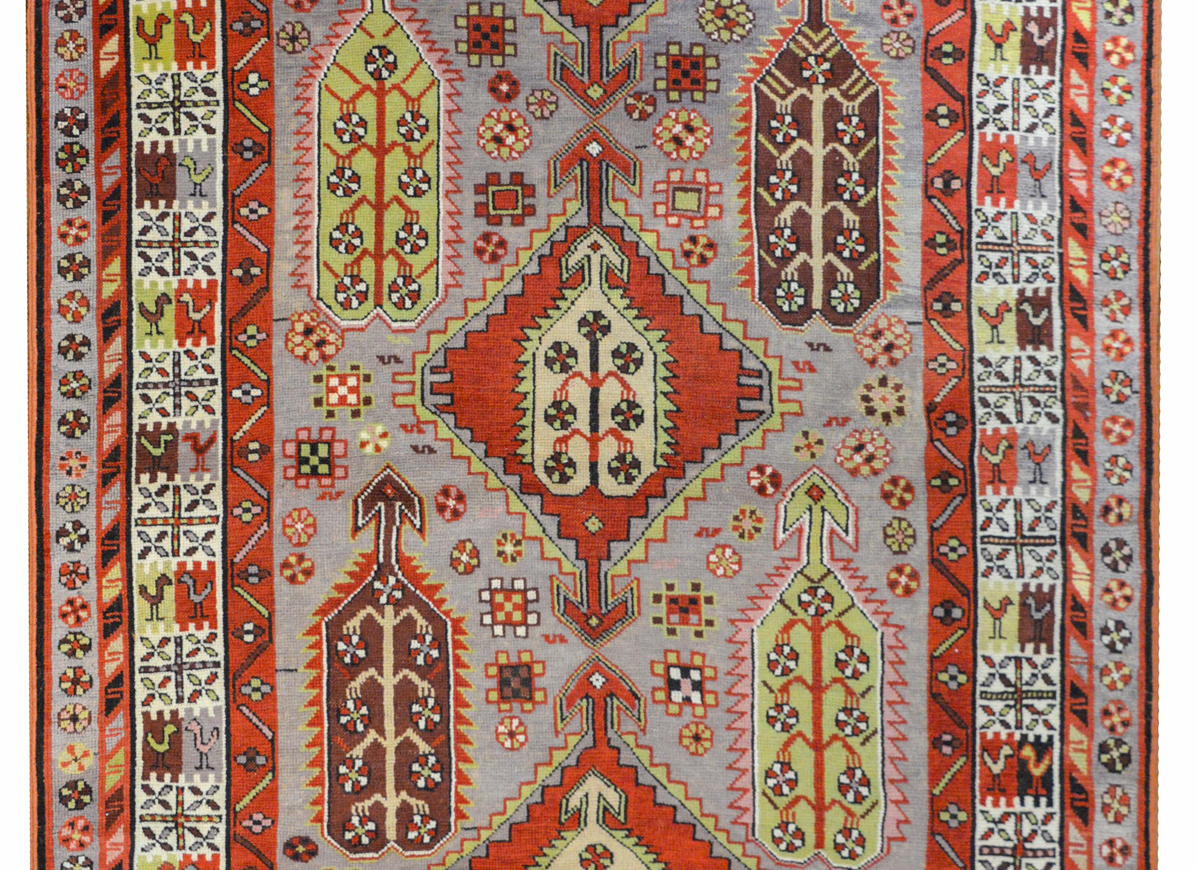 Azerbaijani Outstanding Early 20th Century Karebak Rug For Sale