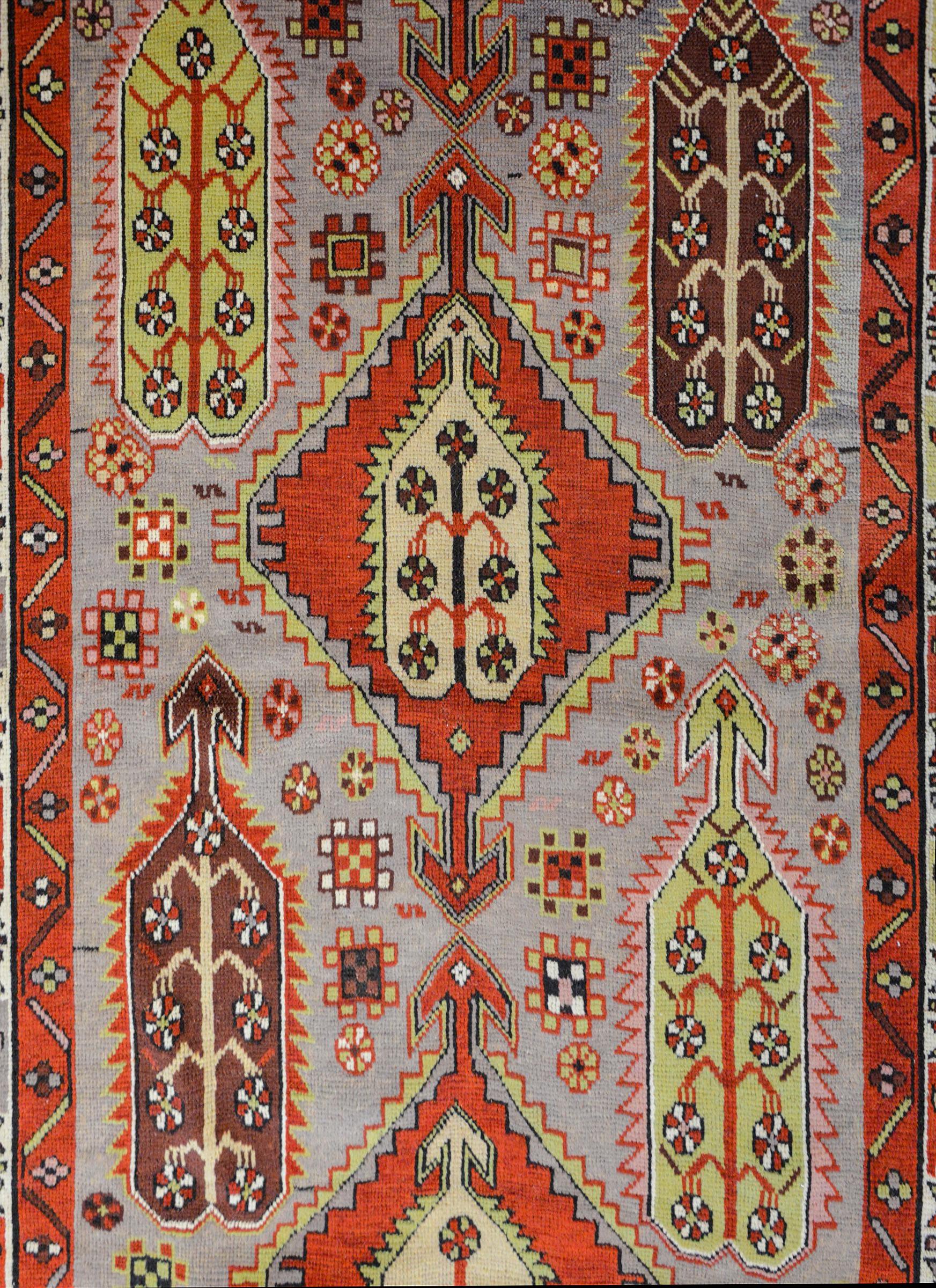 Vegetable Dyed Outstanding Early 20th Century Karebak Rug For Sale