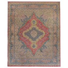 Antique Outstanding Early 20th Century Kirman Rug