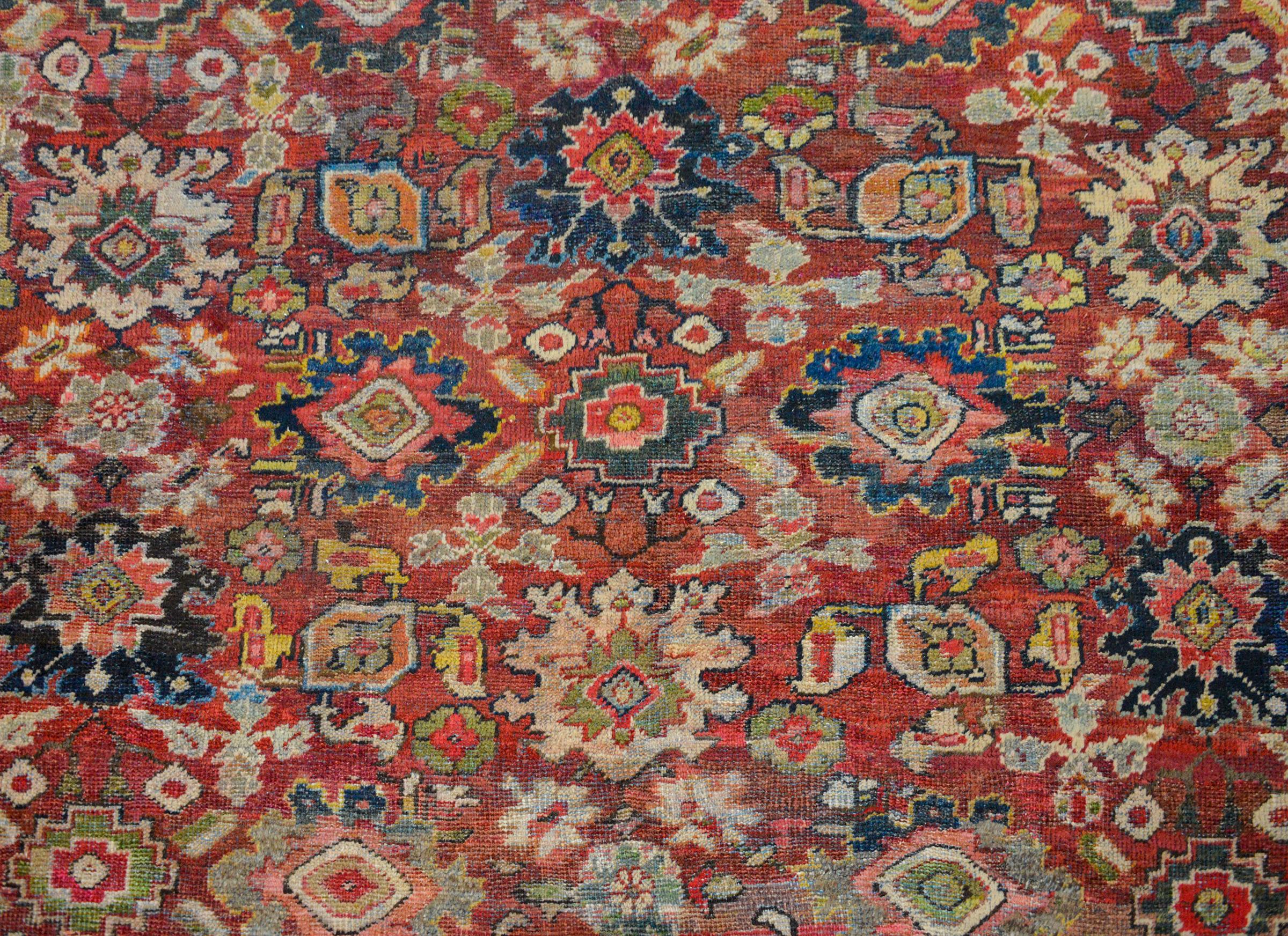 Persian Outstanding Early 20th Century Mahal Rug For Sale