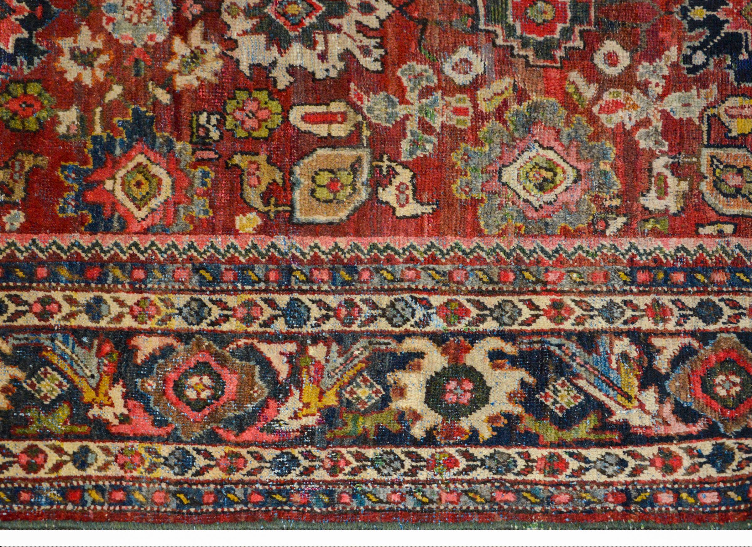 Mid-20th Century Outstanding Early 20th Century Mahal Rug For Sale