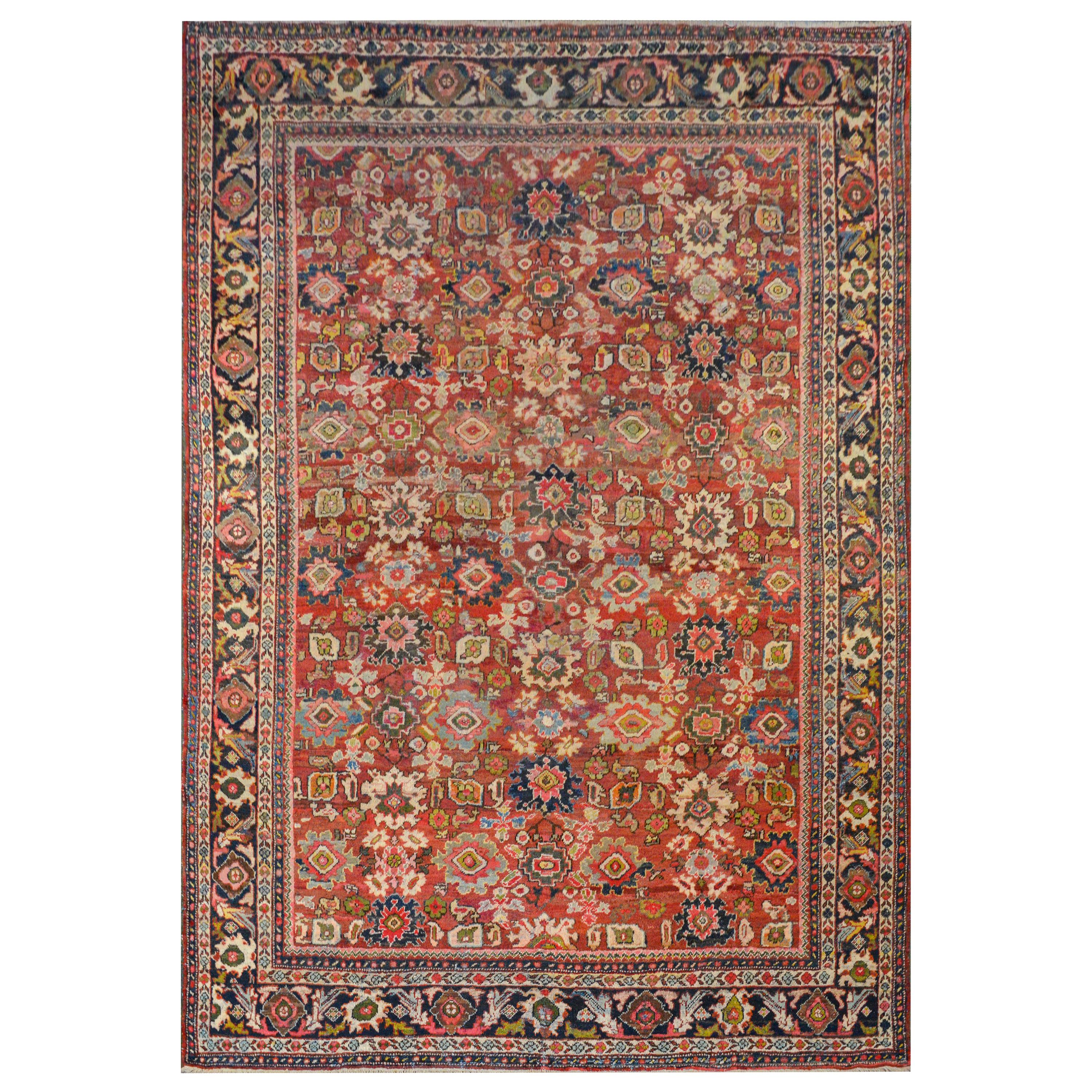Outstanding Early 20th Century Mahal Rug For Sale