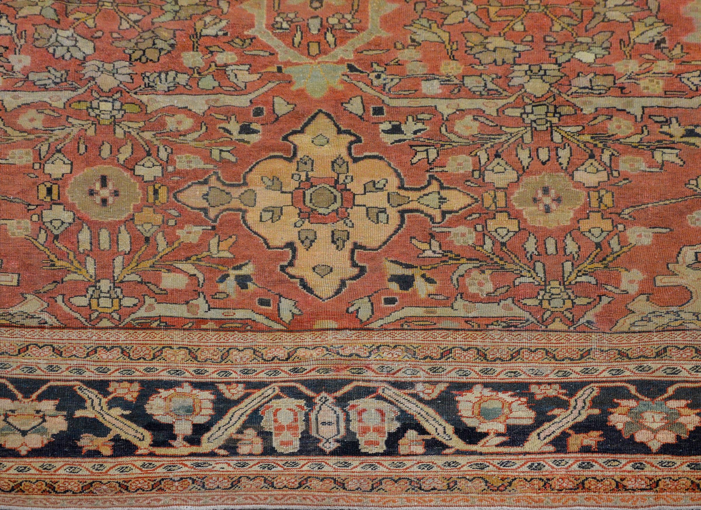 Wool Outstanding Early 20th Century Palatial Sultanabad Rug For Sale