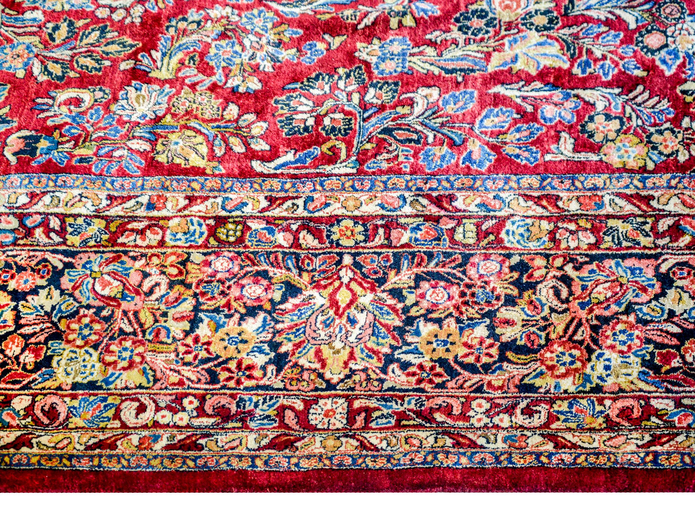 Persian Outstanding Early 20th Century Sarouk Rug For Sale