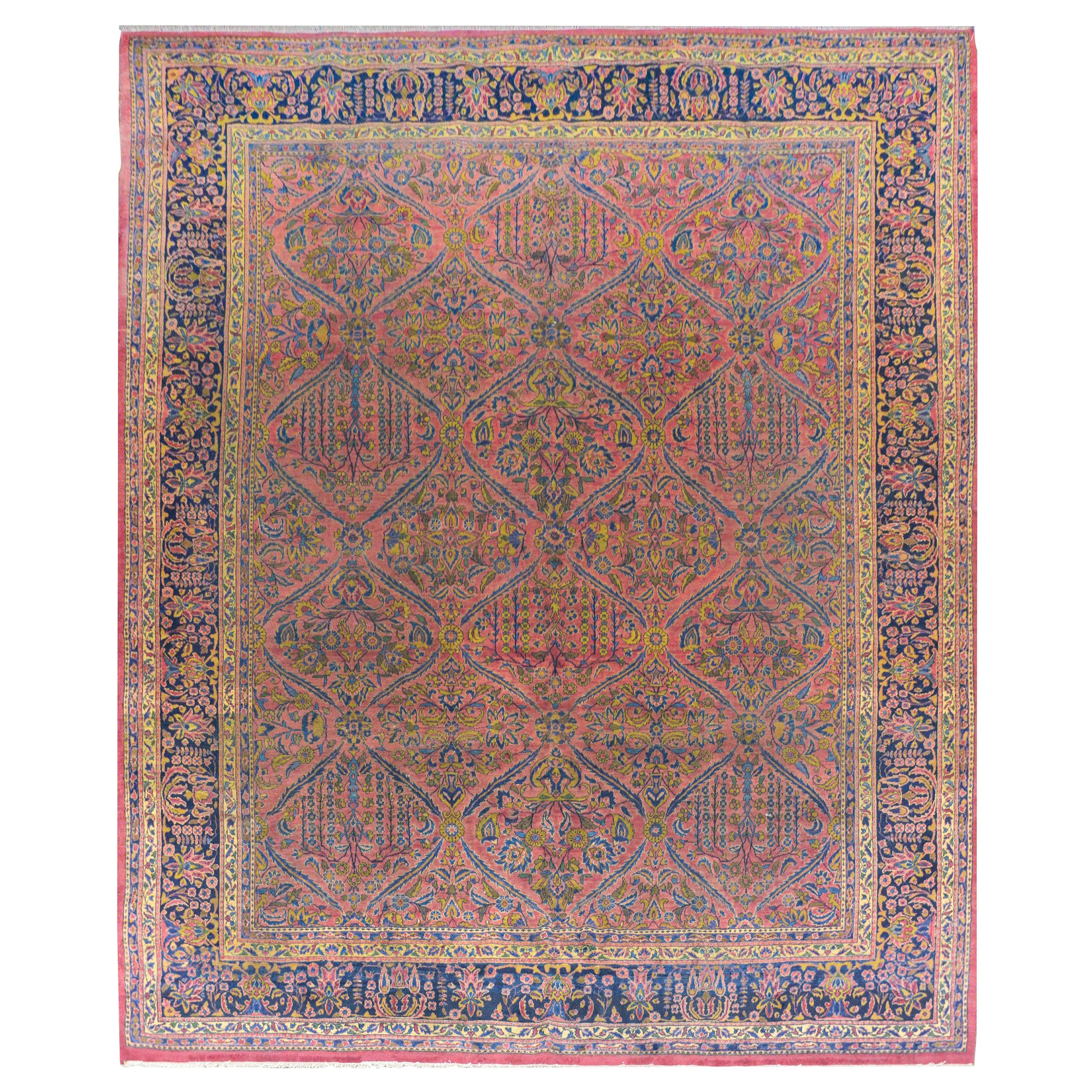 Remarquable tapis Sarouk du début du XXe siècle en vente