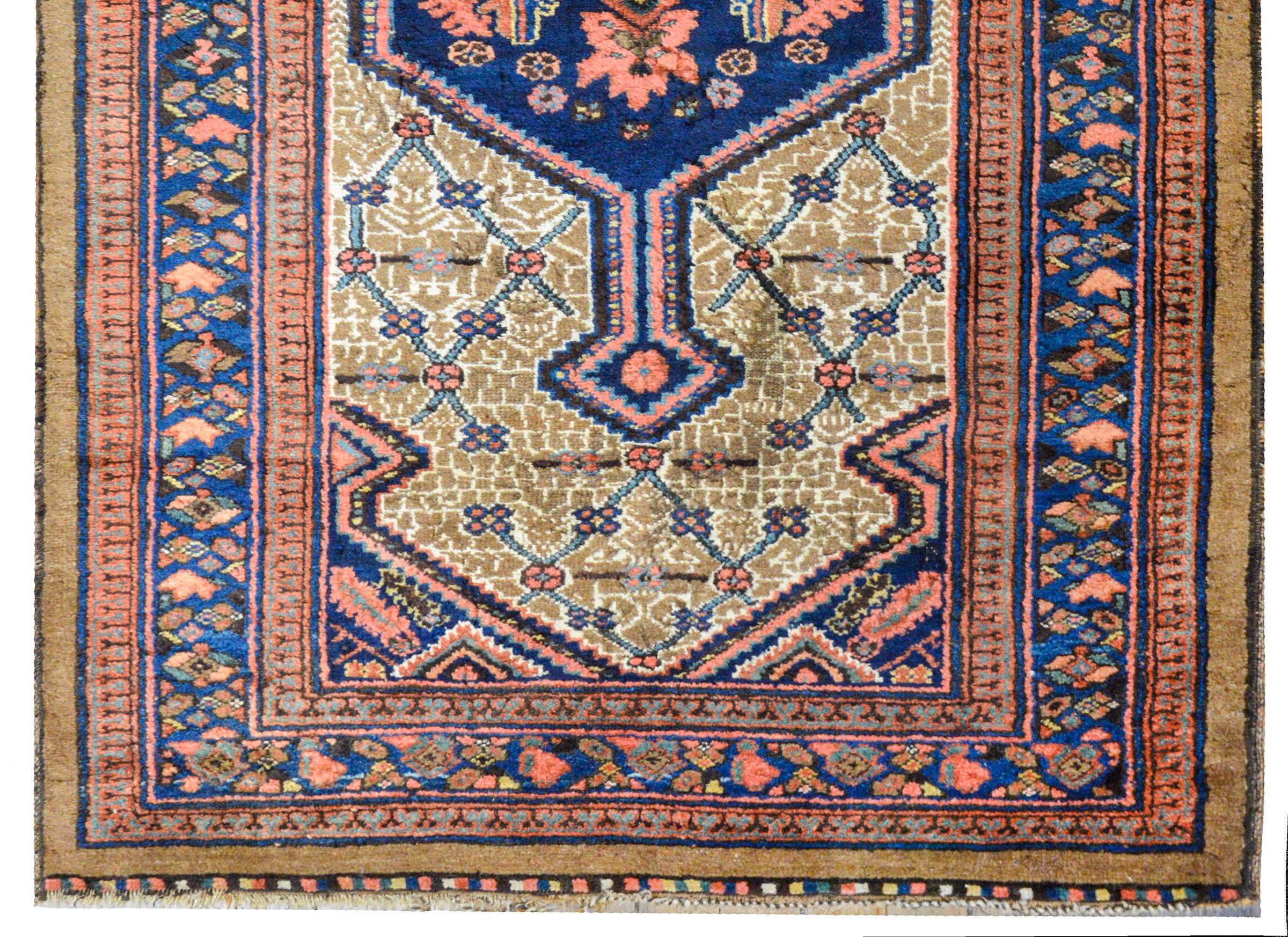 Vegetable Dyed Outstanding Early 20th Century Serab Rug For Sale