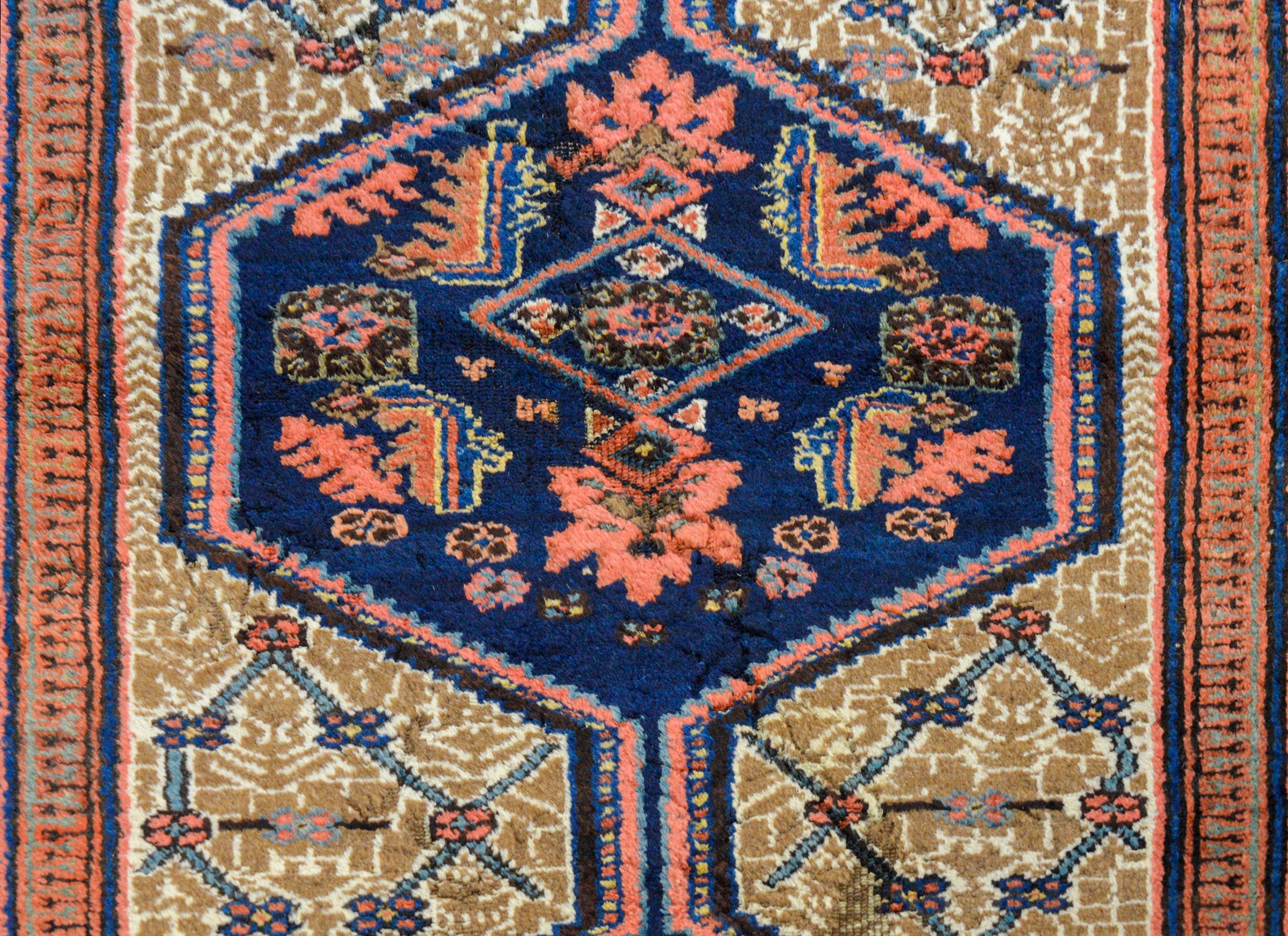 Wool Outstanding Early 20th Century Serab Rug For Sale