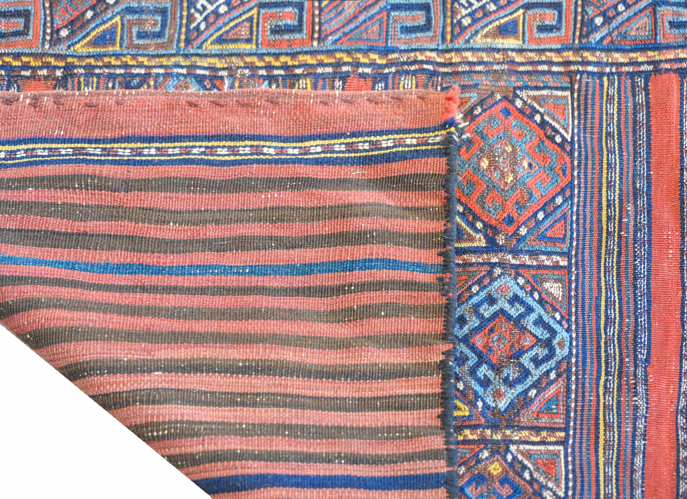 Outstanding Early 20th Century Shahsevan Rug For Sale 1