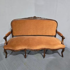 Outstanding French Walnut Couch