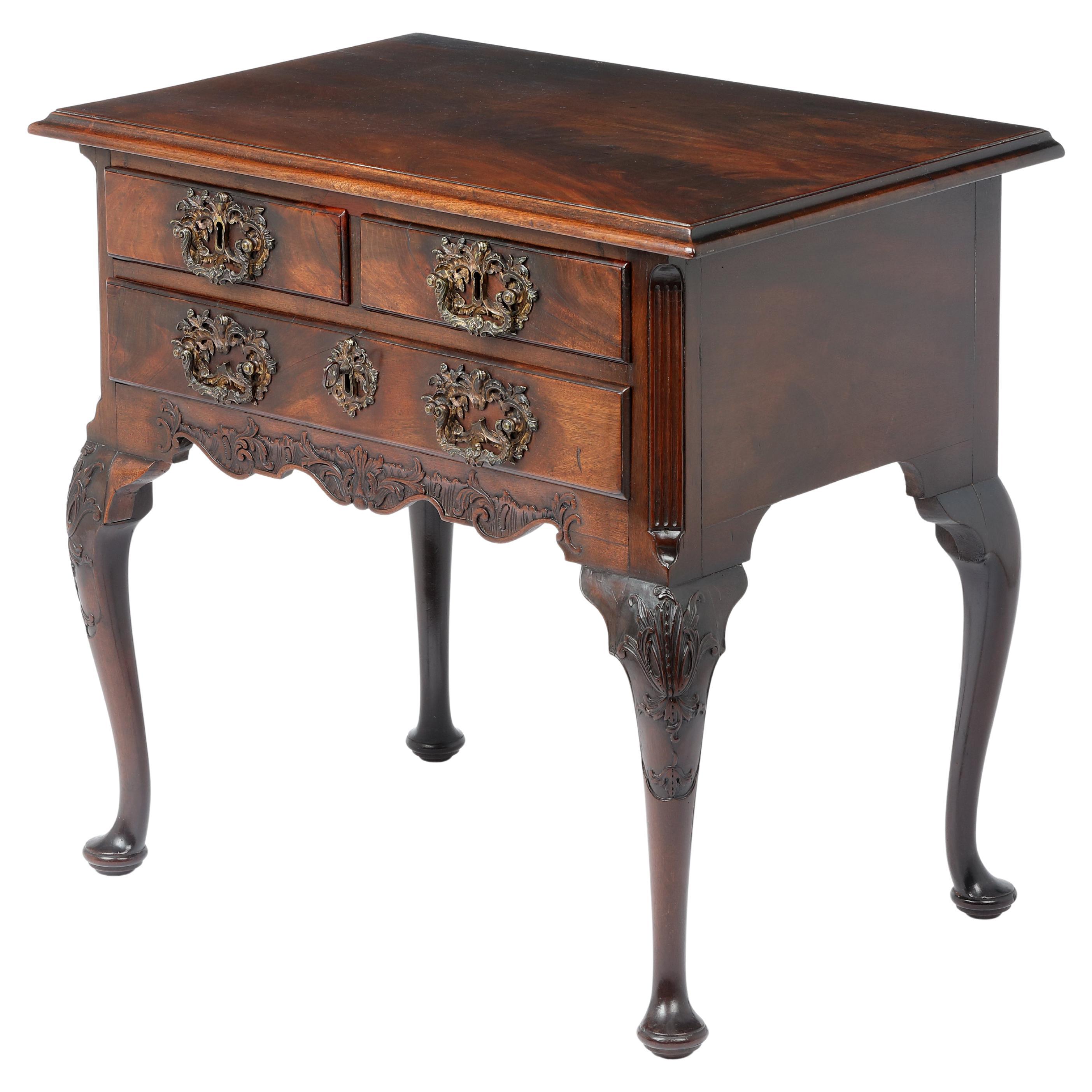 Outstanding George II Mahogany Lowboy/Side Table For Sale
