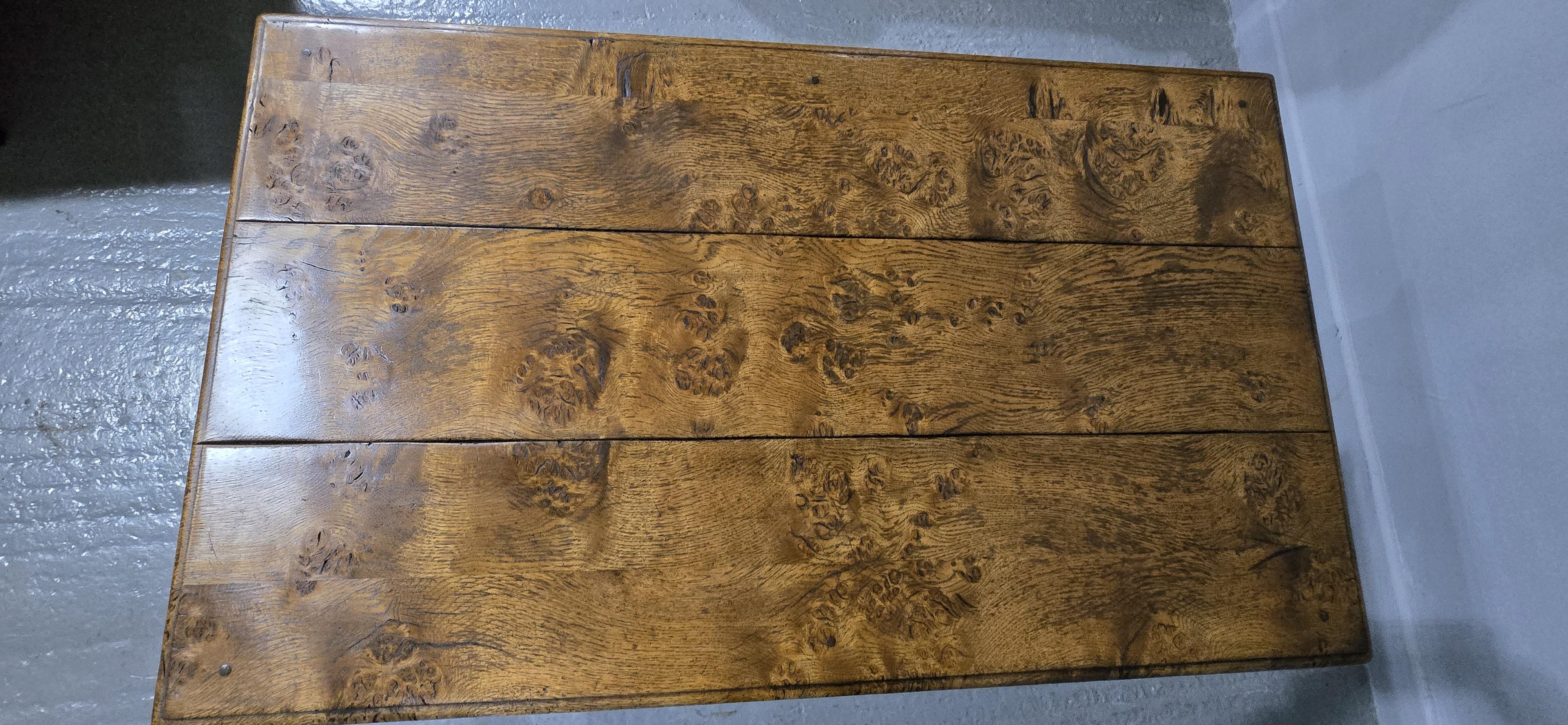 Outstanding Large Burr Oak Coffee Table 4