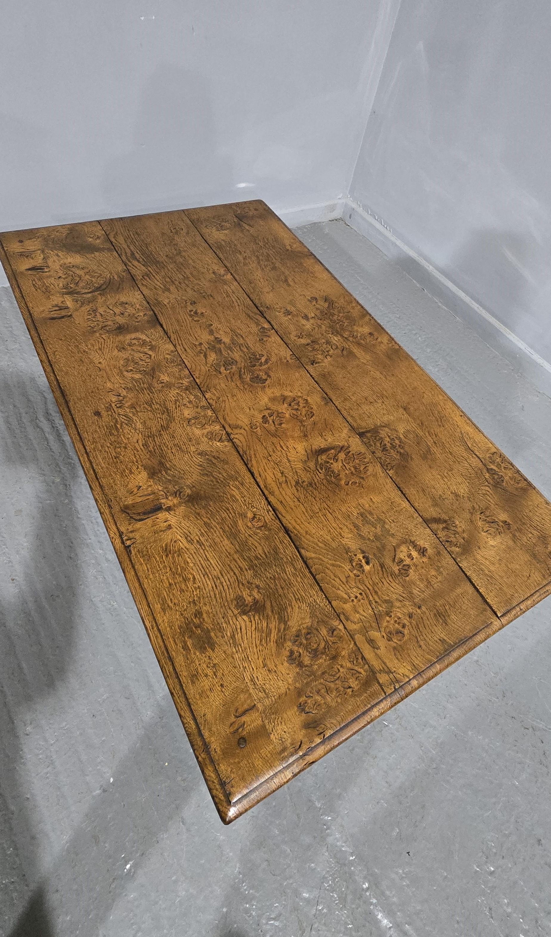 Outstanding Large Burr Oak Coffee Table 7