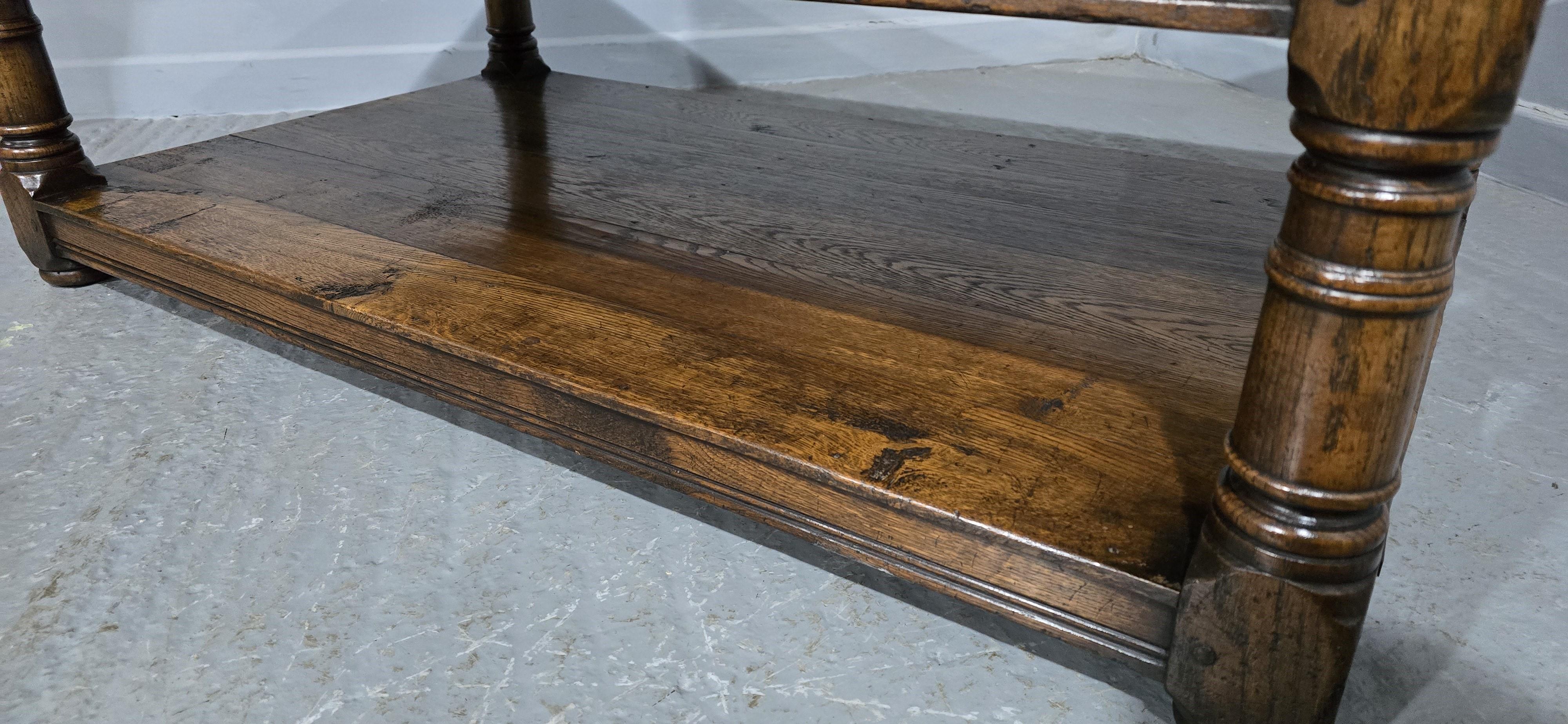 Outstanding Large Burr Oak Coffee Table 1