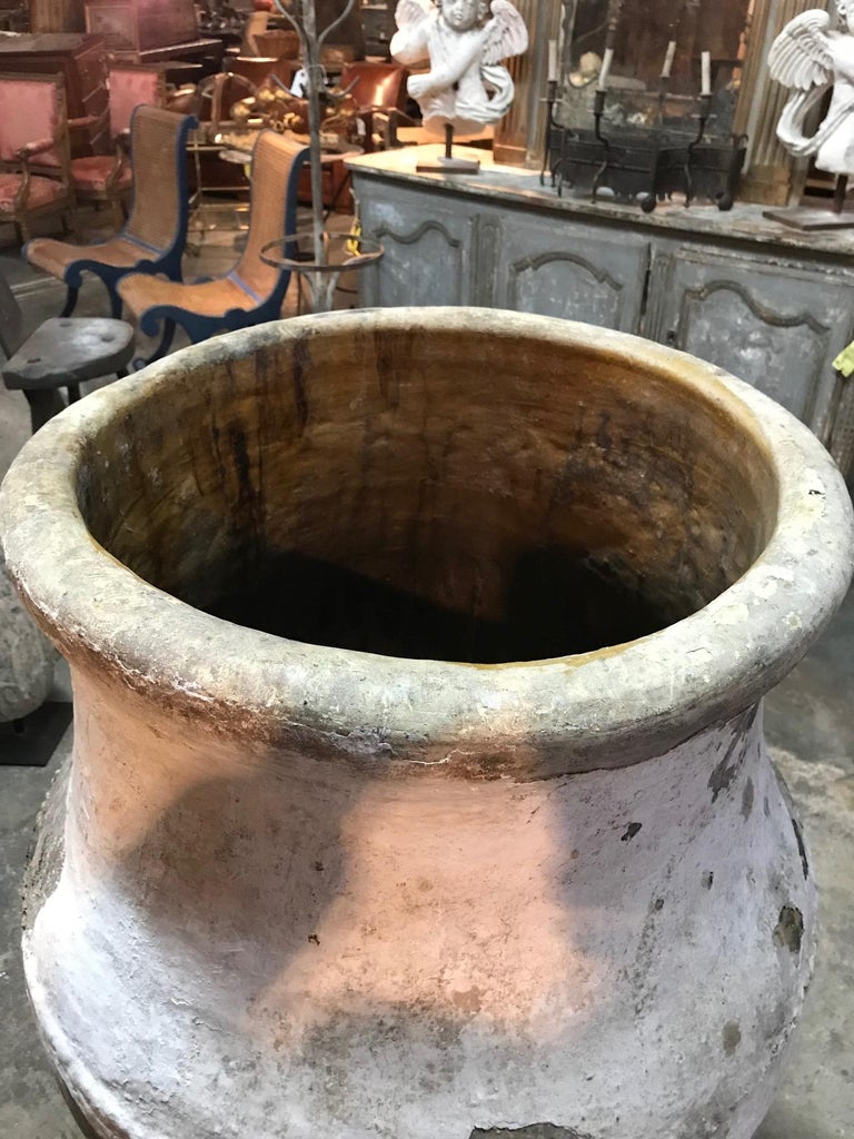 Outstanding Large Scale Spanish Olive Jar For Sale at 1stDibs