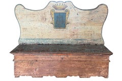 Outstanding Late 17th - Early 18th Century Italian Cassapanca - Bench