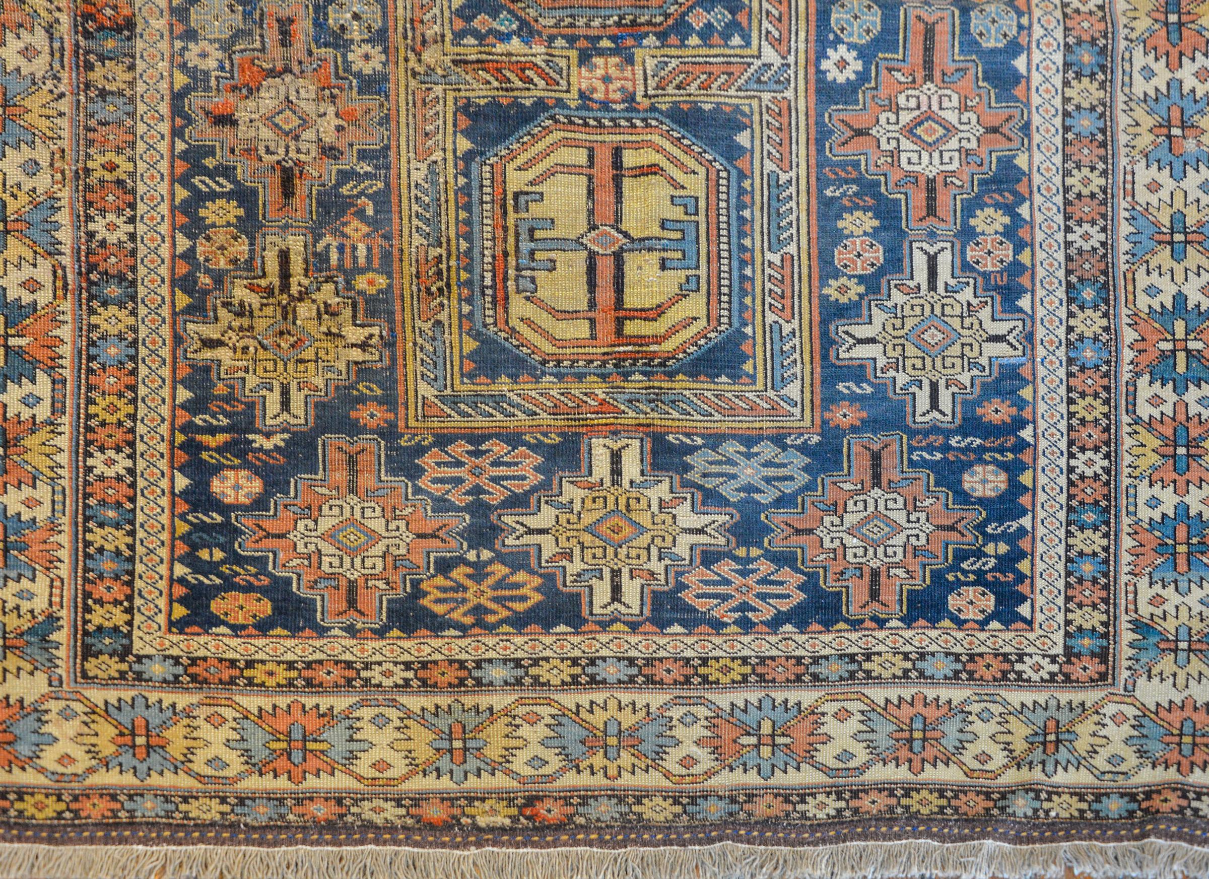 Kazak Outstanding Late 19th Century Shirvan Rug For Sale