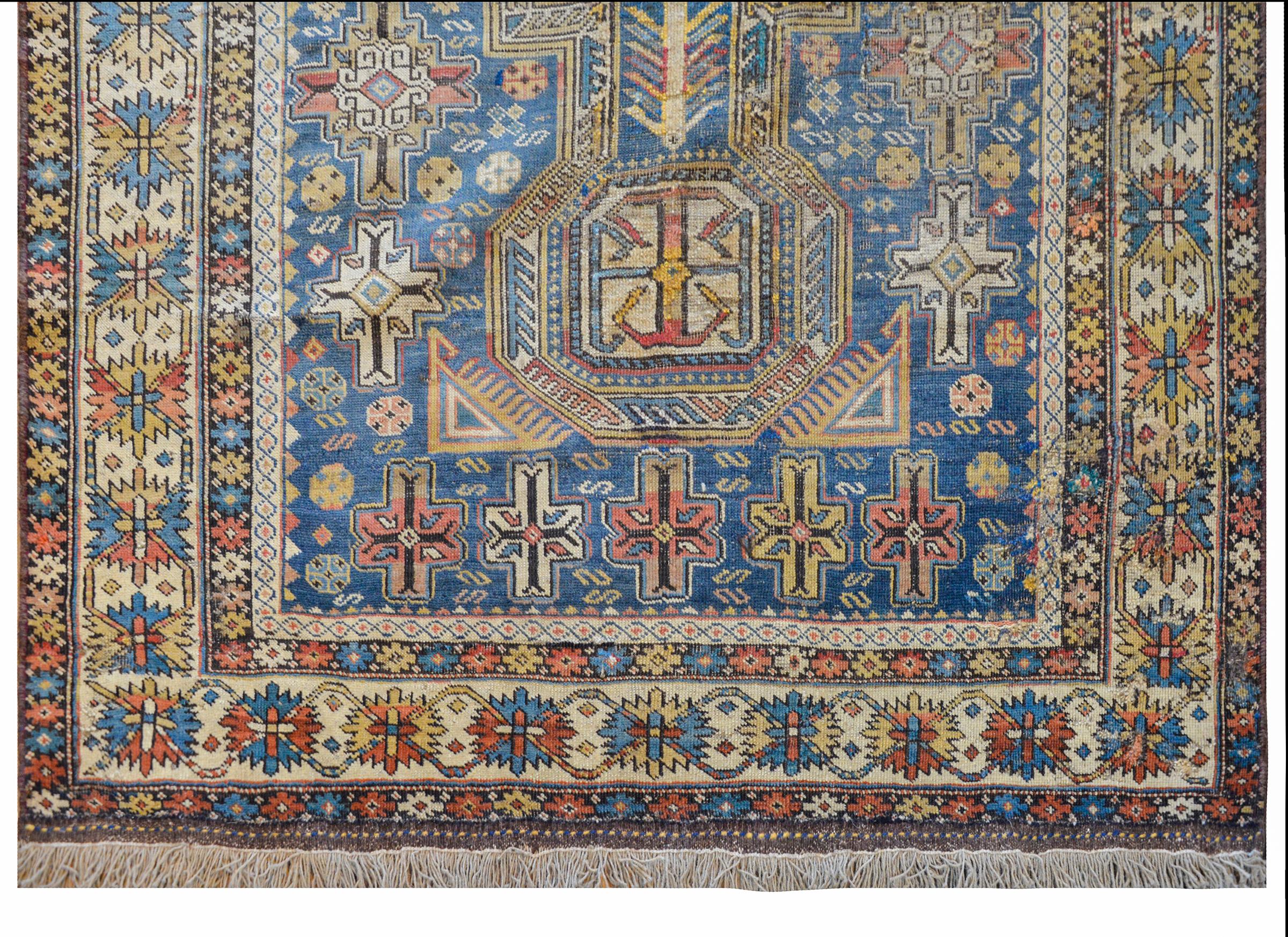 Azerbaijani Outstanding Late 19th Century Shirvan Rug For Sale