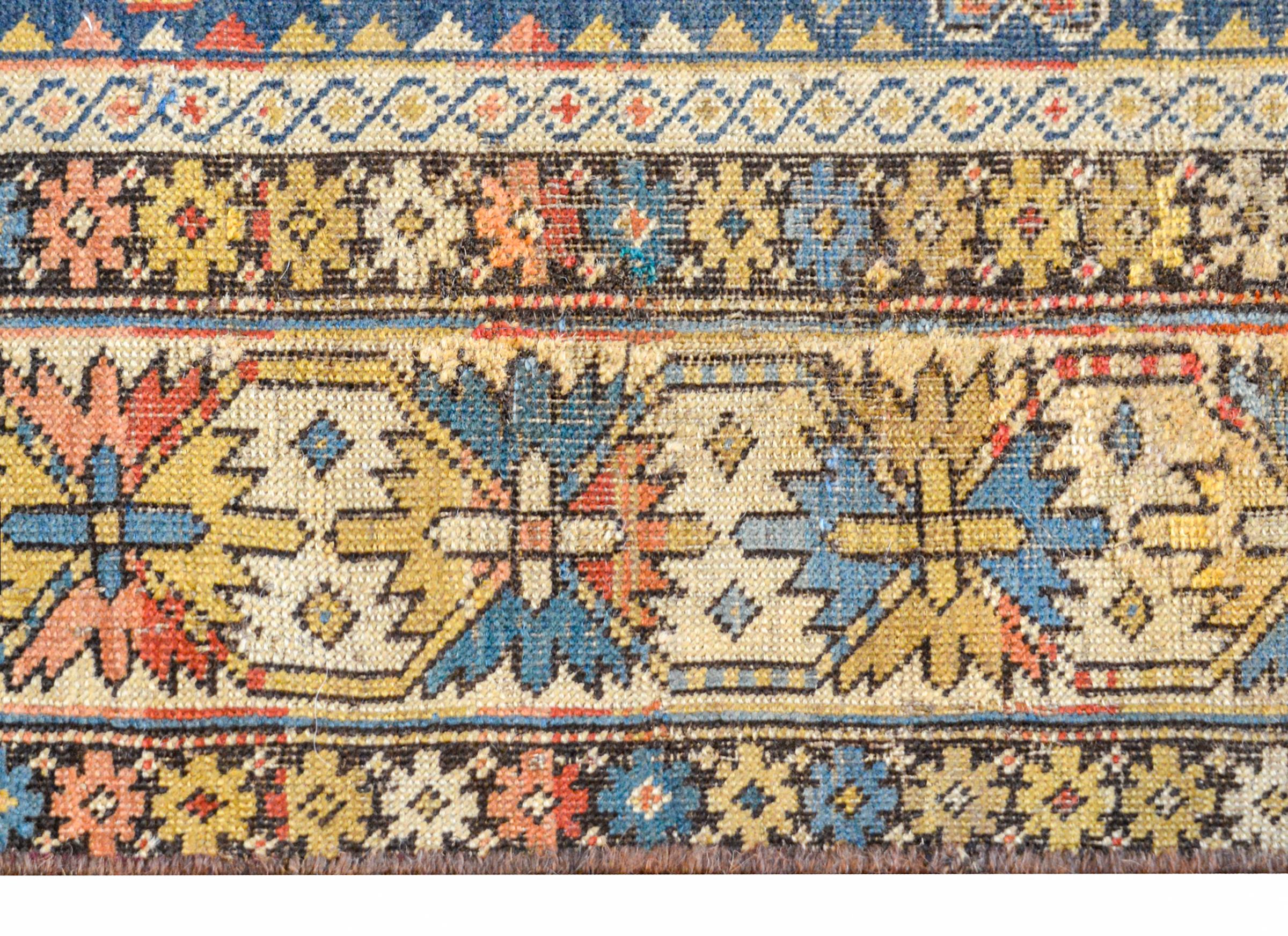Wool Outstanding Late 19th Century Shirvan Rug For Sale