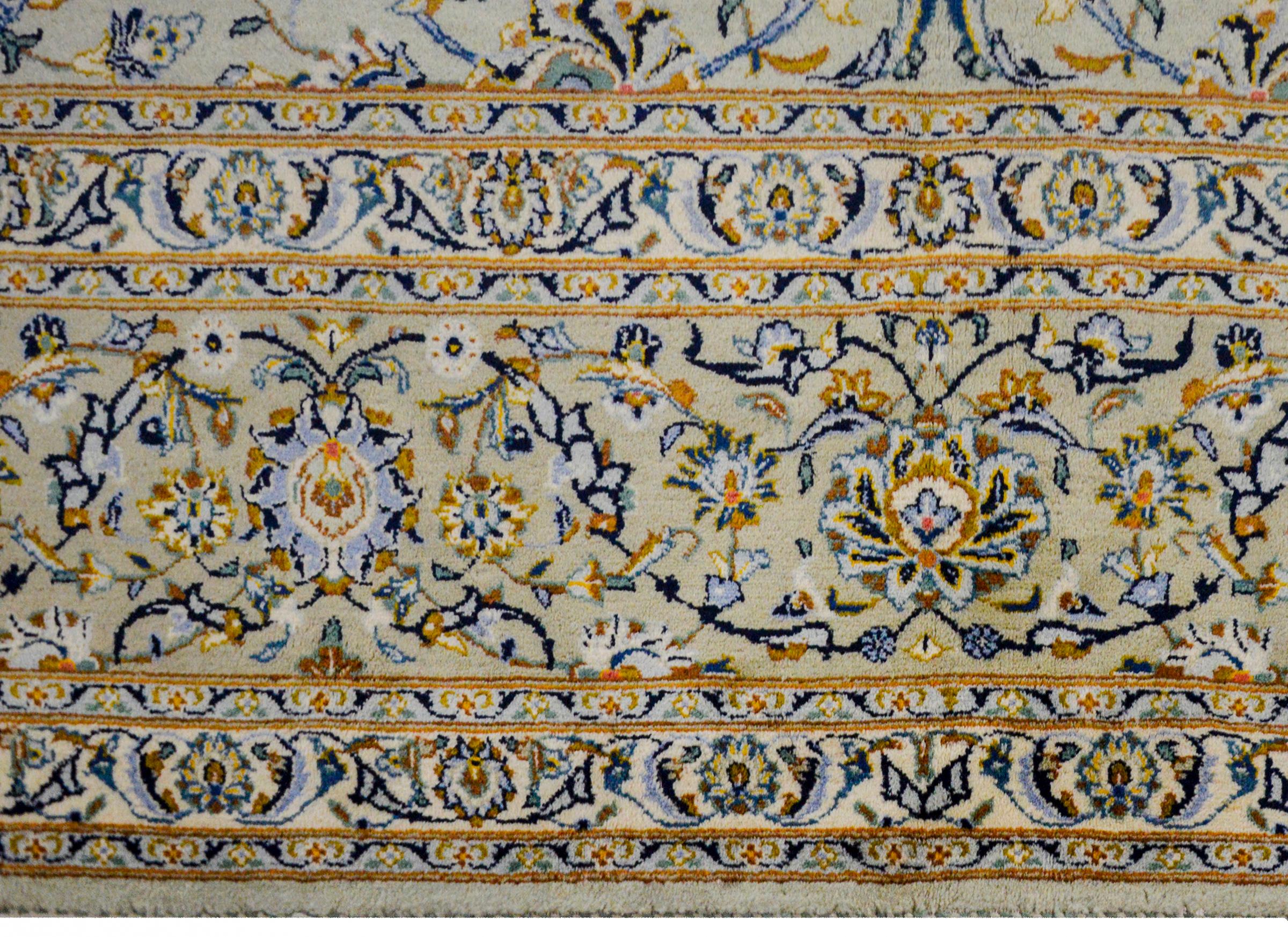 Outstanding Mid-20th Century Kashan Rug 1