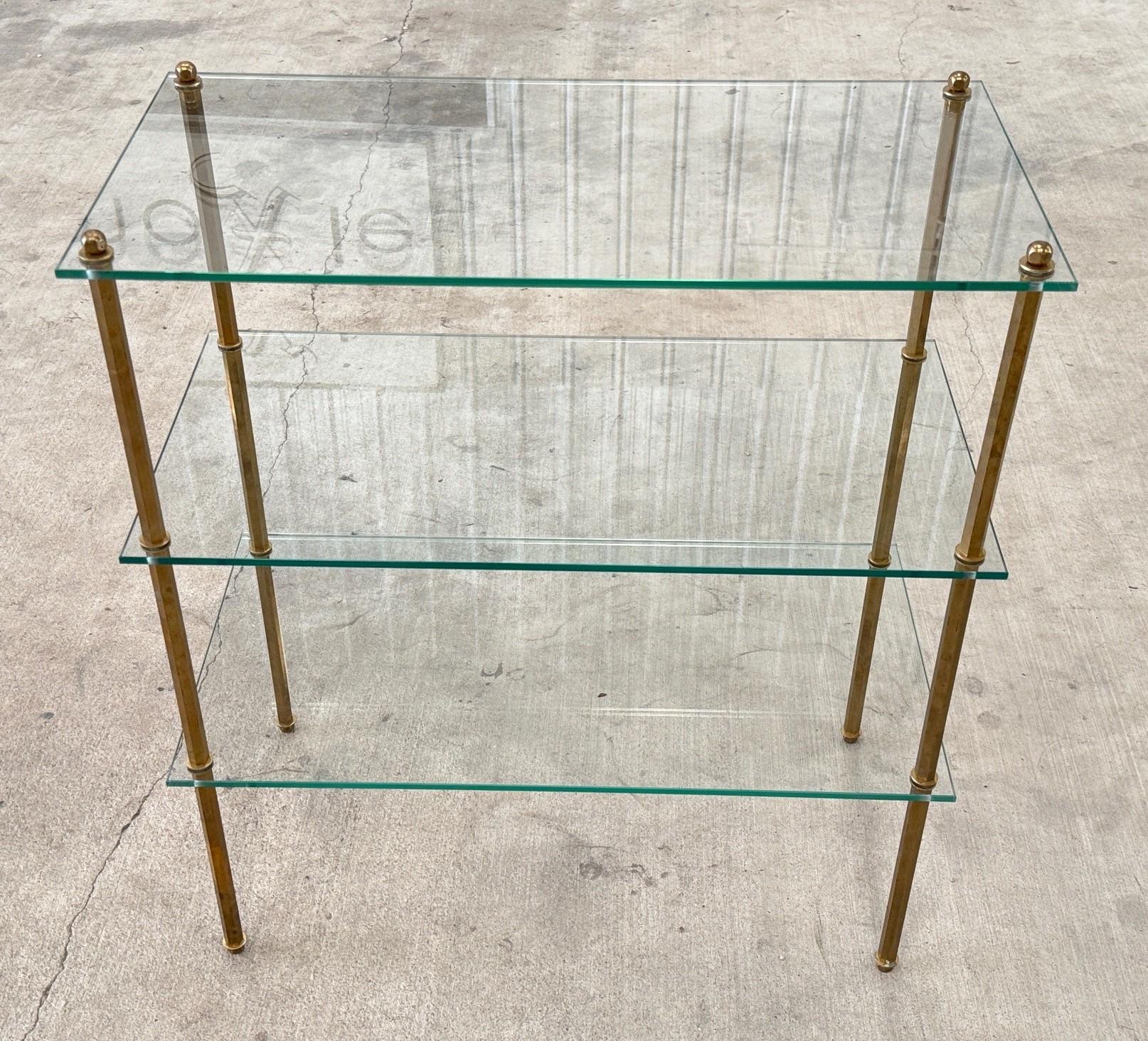 Outstanding Mid-20th Century Maison Jansen Pair Of Etageres For Sale 1