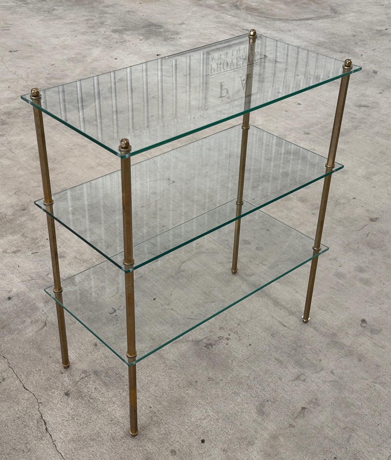 Outstanding Mid-20th Century Maison Jansen Pair Of Etageres For Sale 2