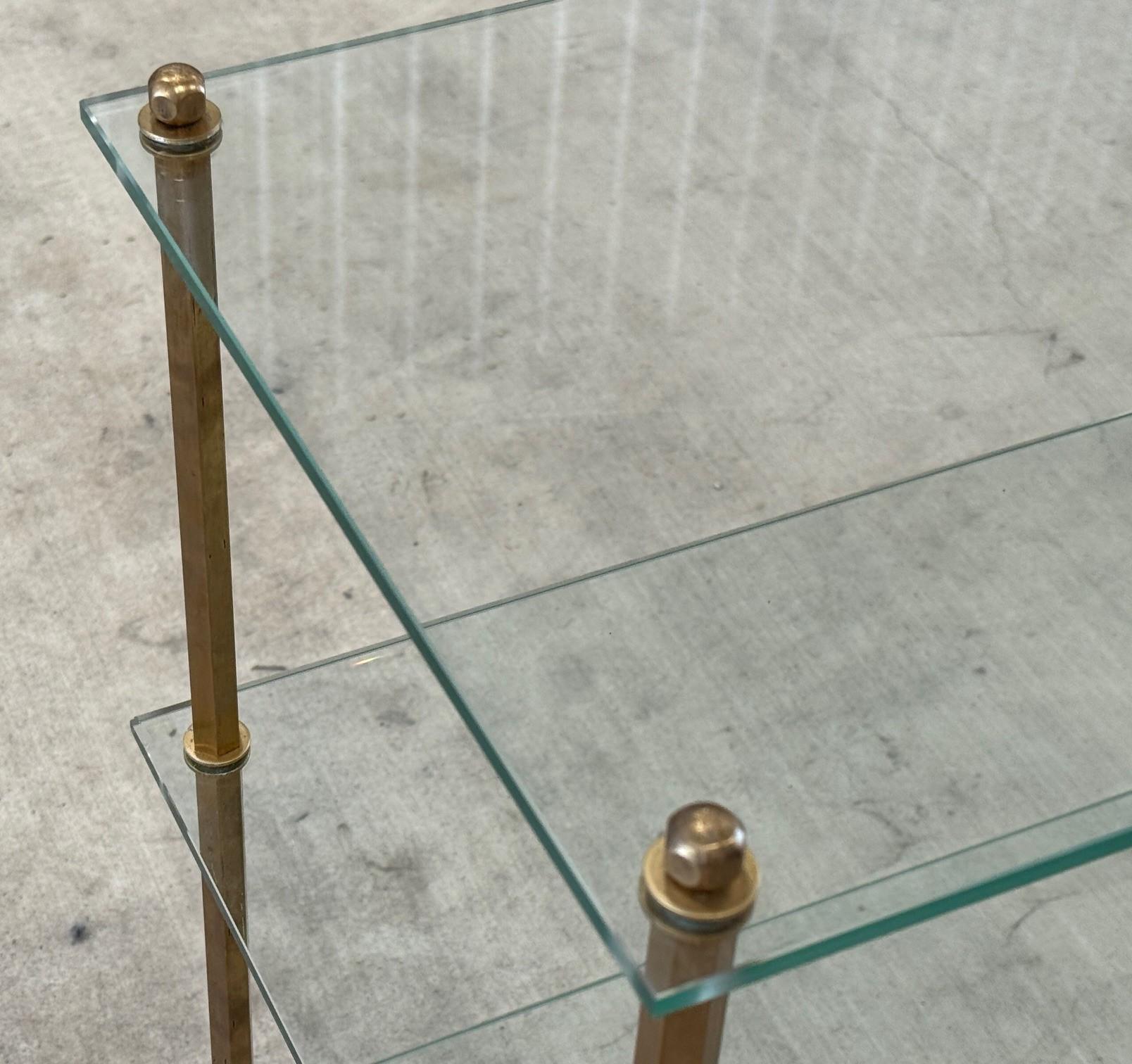 Outstanding Mid-20th Century Maison Jansen Pair Of Etageres For Sale 4