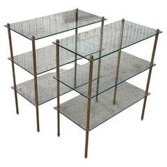 Outstanding Mid-20th Century Maison Jansen Pair Of Etageres
