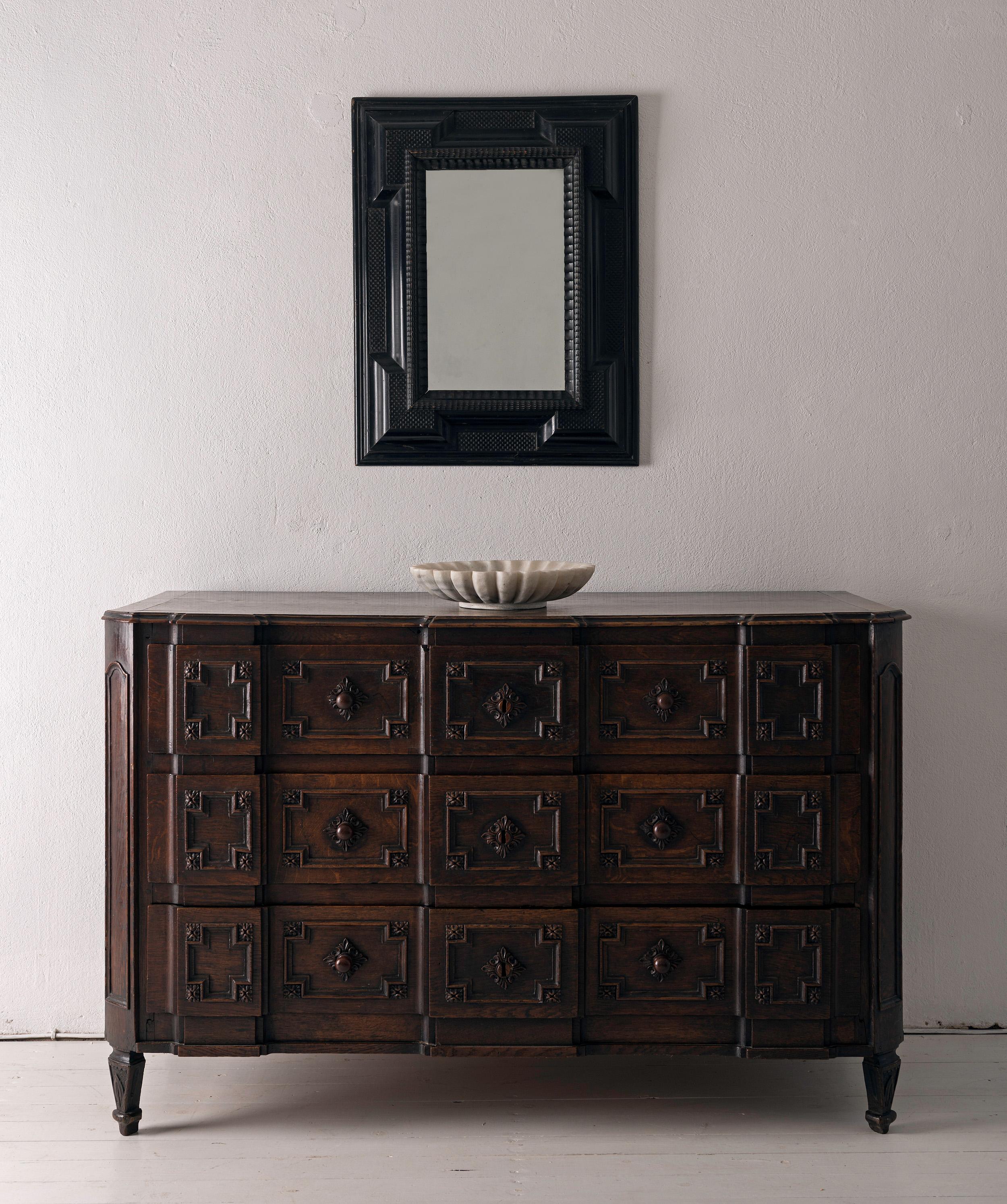 French Outstanding Minimal Provencal Chest of Drawers, France, 18th Century