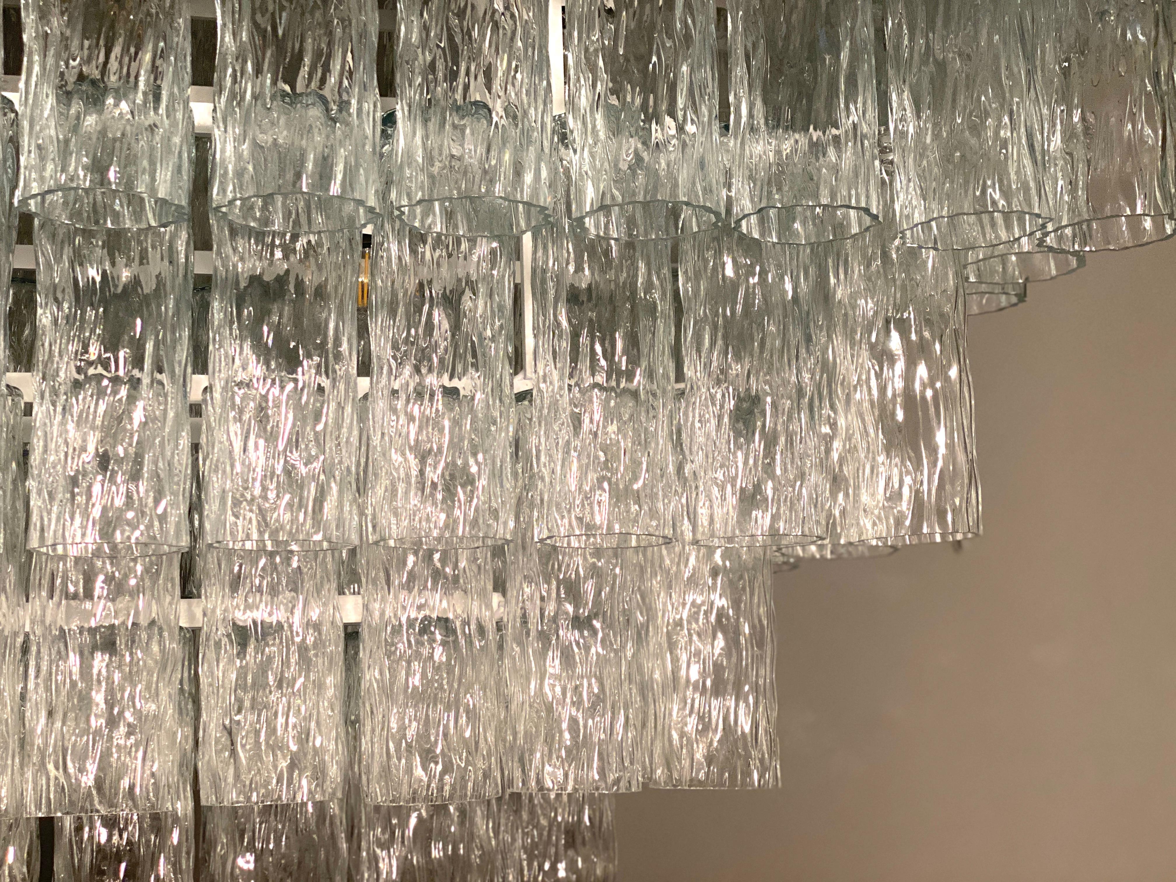Outstanding Monumental  Murano Chandelier, 1980' For Sale 5