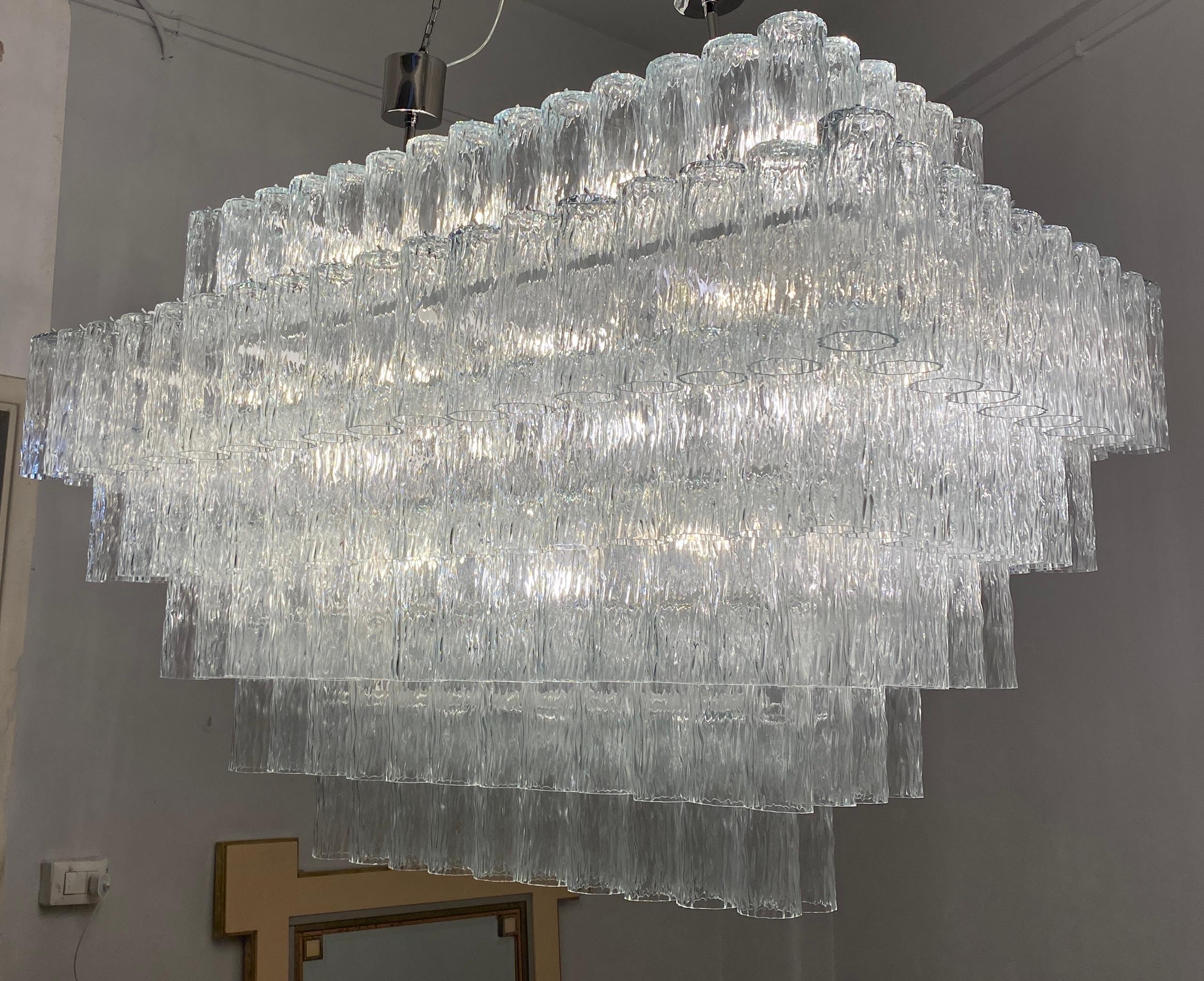 Outstanding Monumental  Murano Chandelier, 1980' For Sale 2