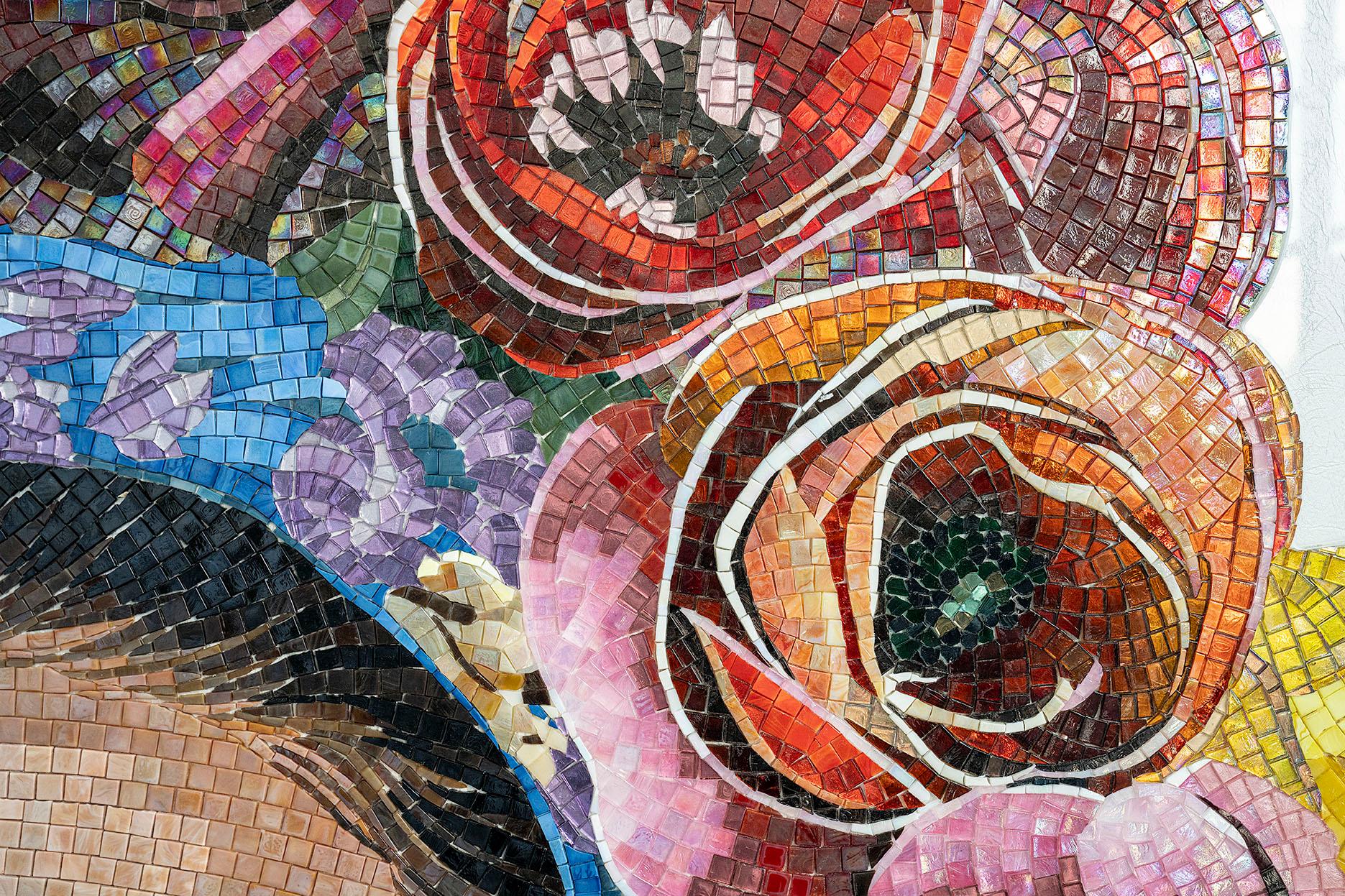 Outstanding Mosaic Artwork - A Must Have for Collectors - Bespokable and Framed (Italienisch) im Angebot