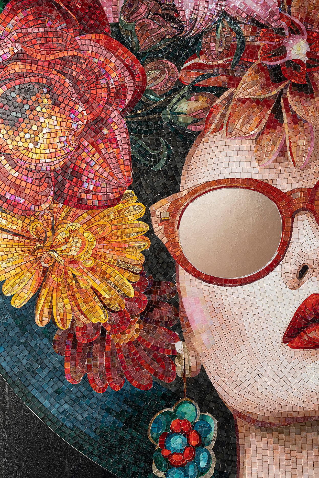 Outstanding Mosaic Artwork - A Must Have for Collectors - Bespokable and Framed (Italienisch) im Angebot