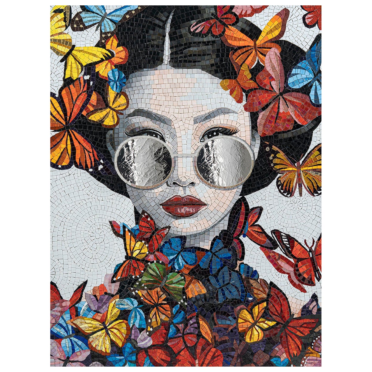 Outstanding Mosaic Artwork - A Must Have for Collectors - Bespokable and Framed