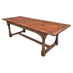 Outstanding Oak Refrectory Kitchen Farmhouse Dining Table