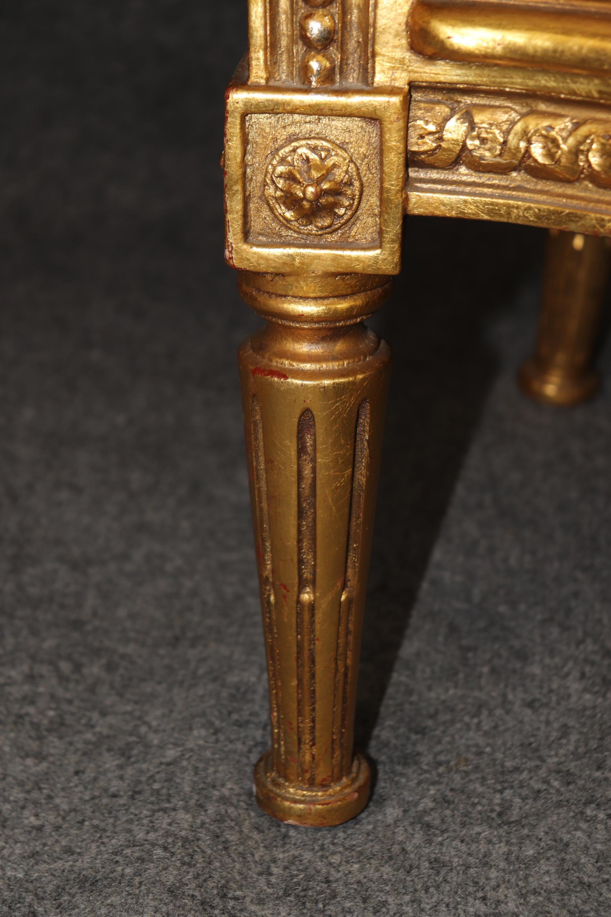 Outstanding Pair Luminous French Giltwood Cane Louis XVI Bergere Chairs 3