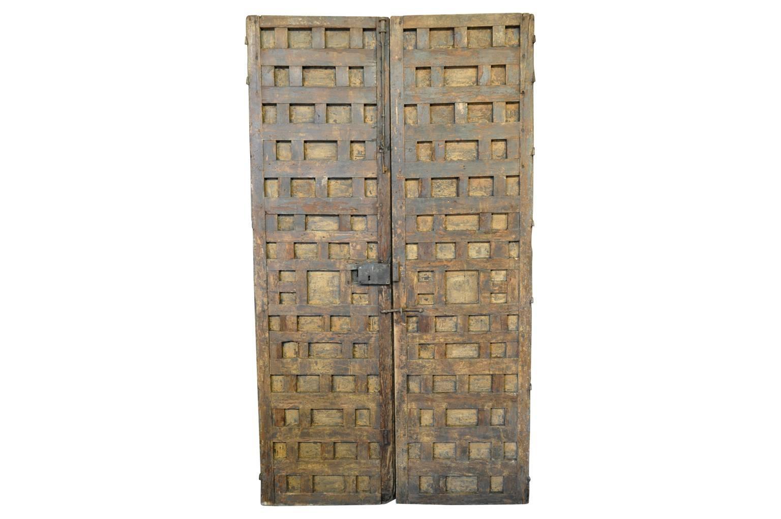Outstanding Pair of 18th Century Spanish Doors 3