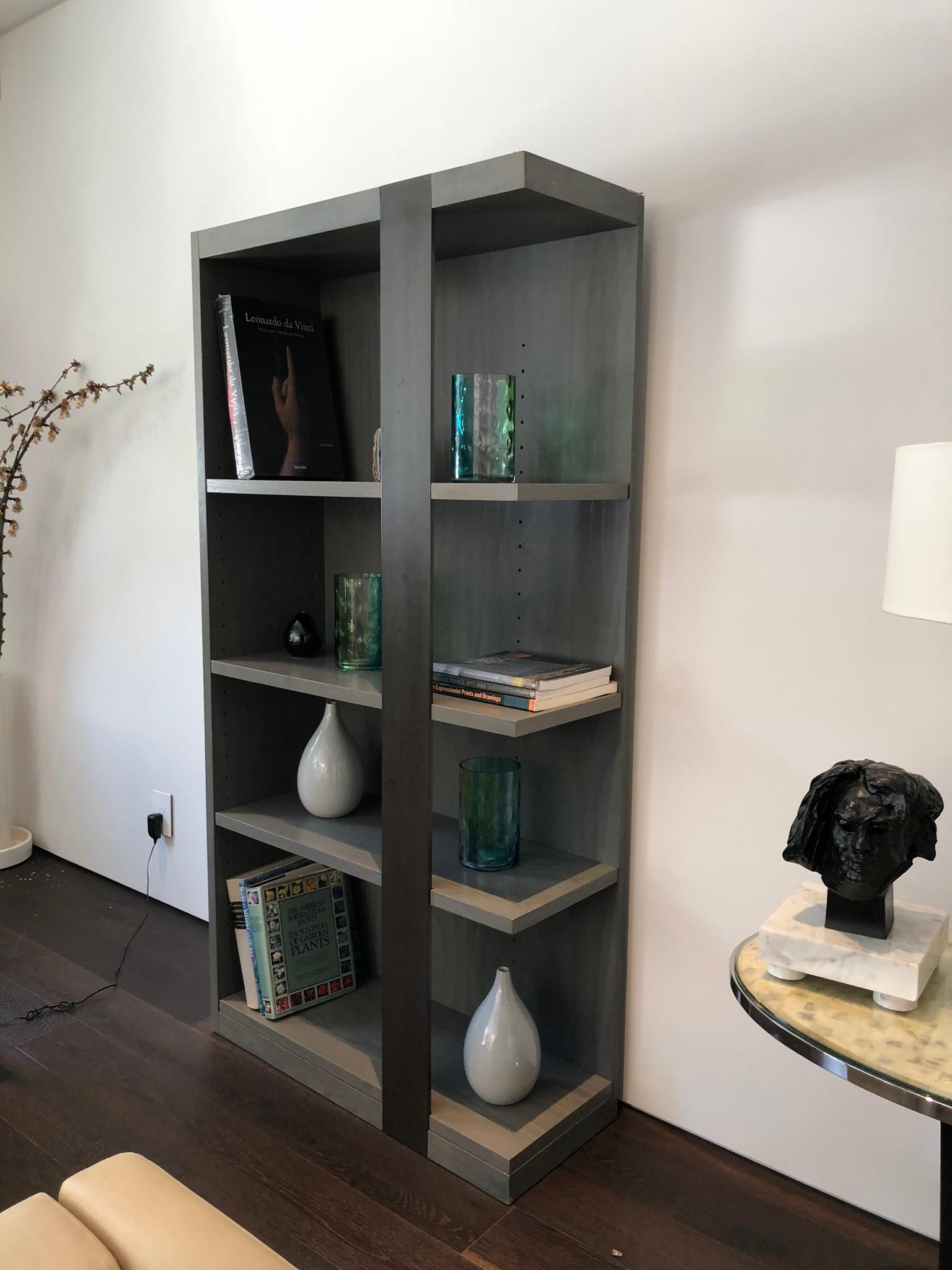 Modern Outstanding Pair of Bookcases or Shelving Units by Antoine Proulx