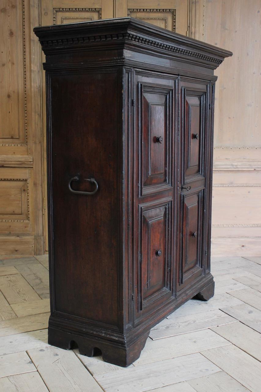 Outstanding Pair of Early 18th Century French Walnut Cupboards 2