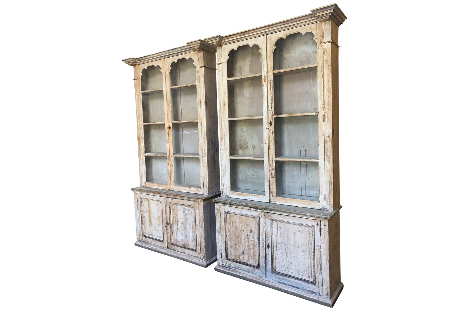 Outstanding Pair of French 19th Century Bibliotheques In Good Condition In Atlanta, GA