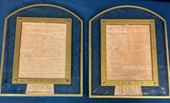 Outstanding Pair of French Crystal Photo Frames