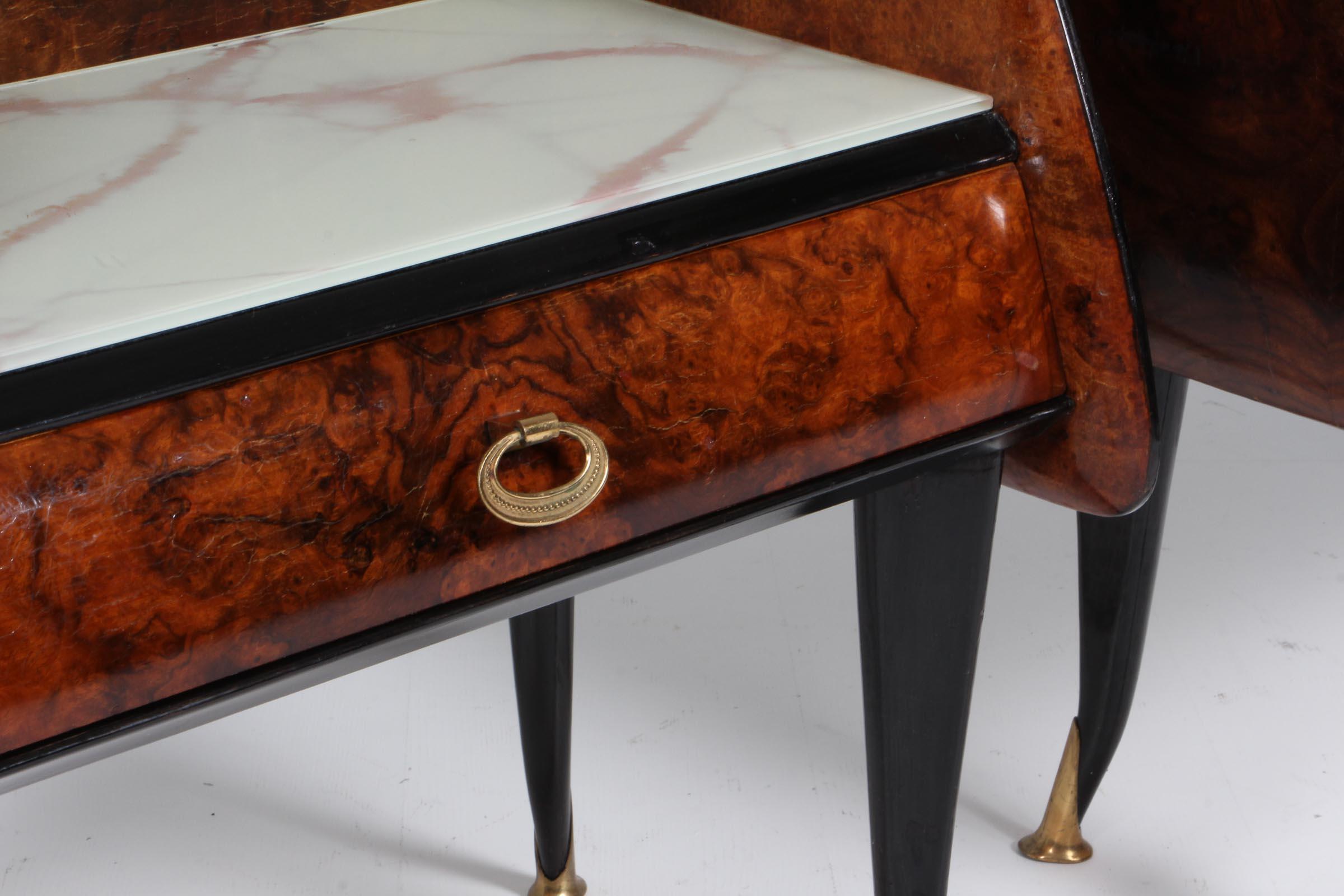 Art Deco Outstanding Pair of Italian Night Stands/End Tables For Sale