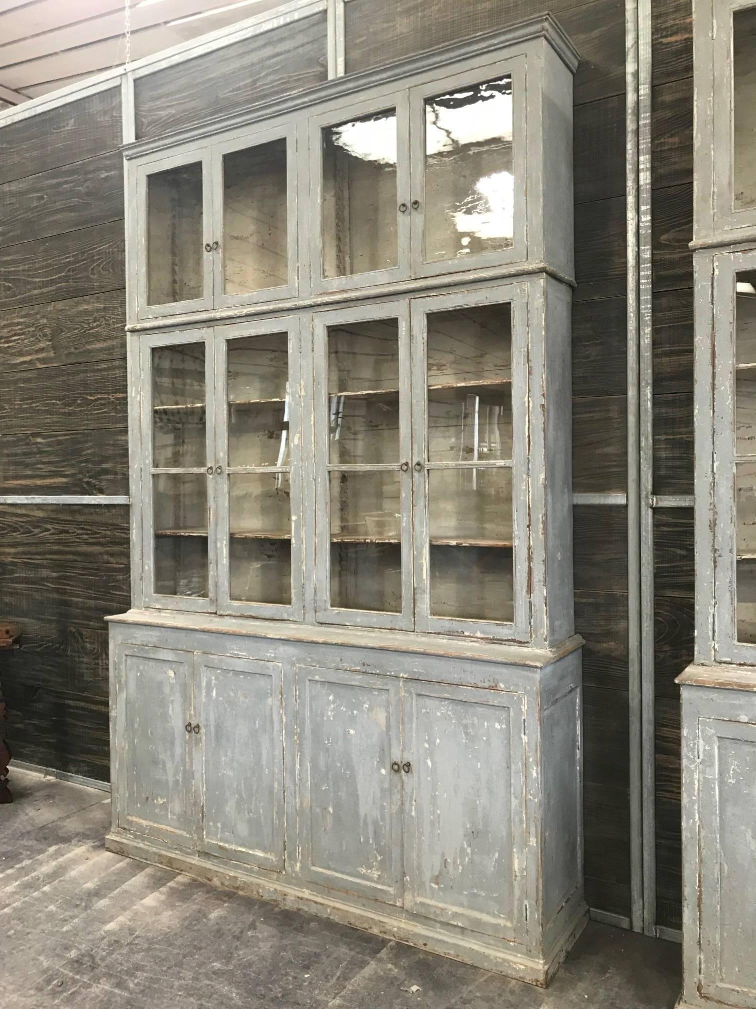 Wood Outstanding Pair of Spanish 19th Century Bookcases